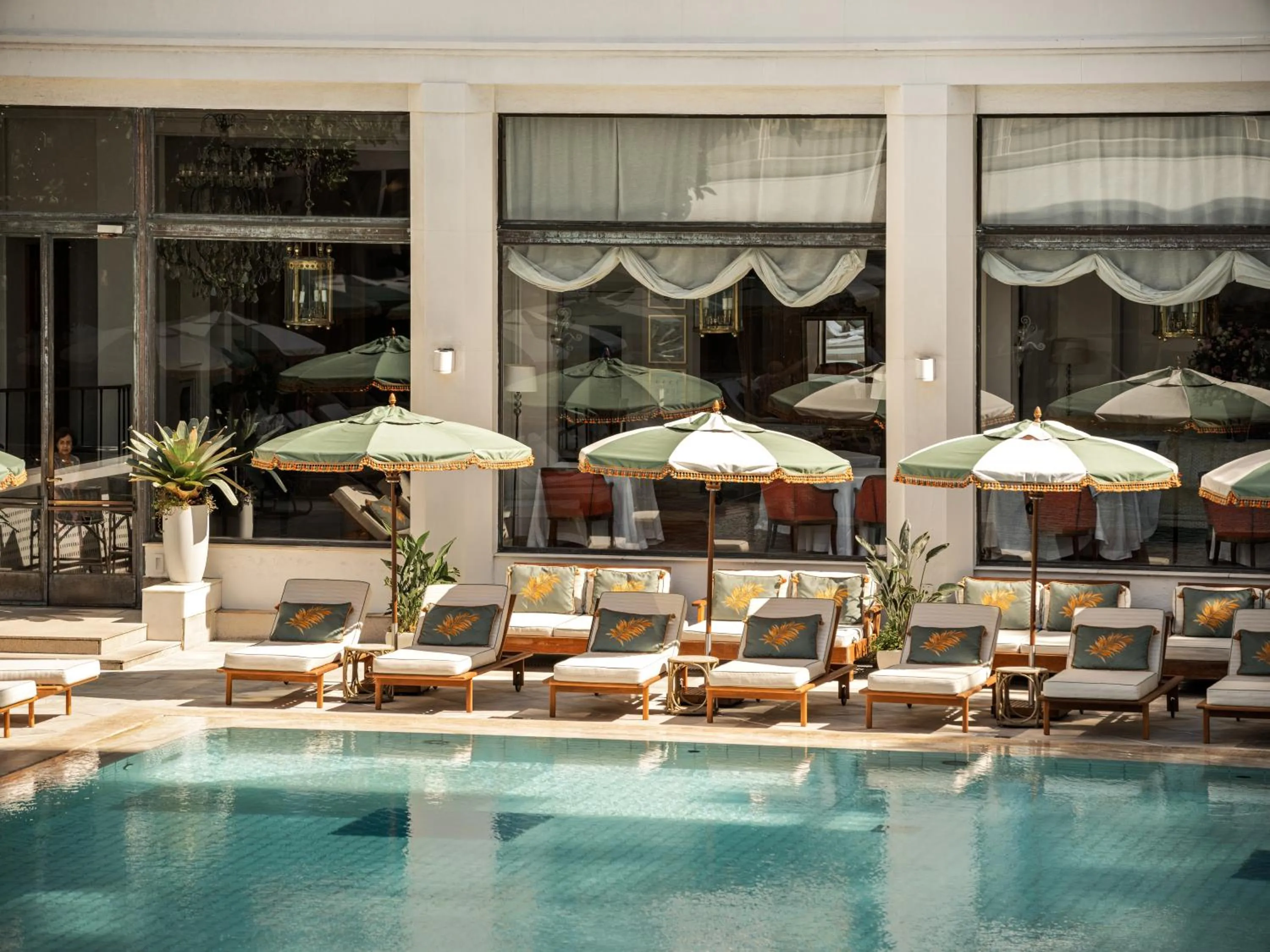 Swimming pool in Copacabana Palace, A Belmond Hotel, Rio de Janeiro