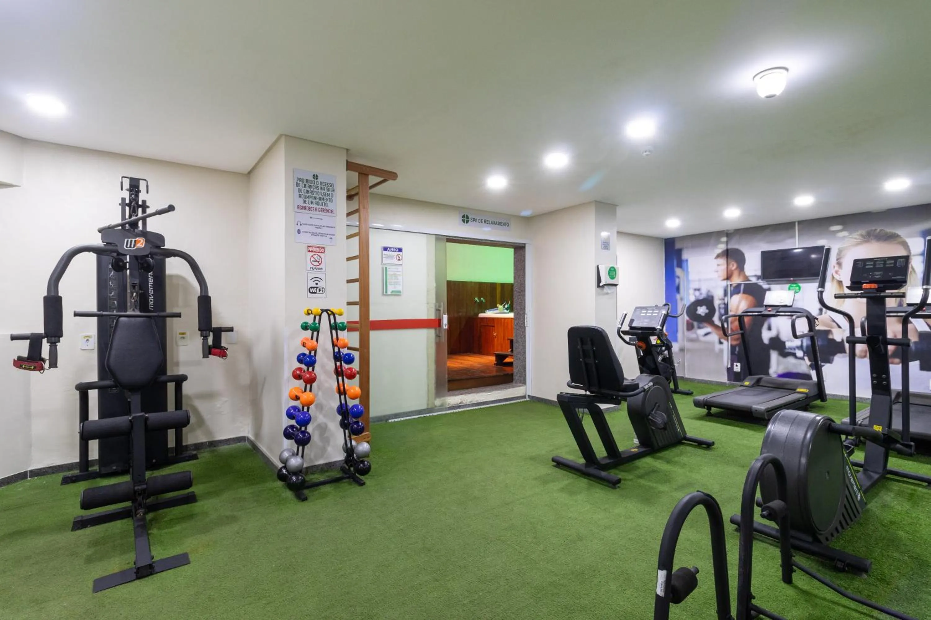 Fitness centre/facilities in Hotel Golden Park Recife Boa Viagem By Nacional Inn
