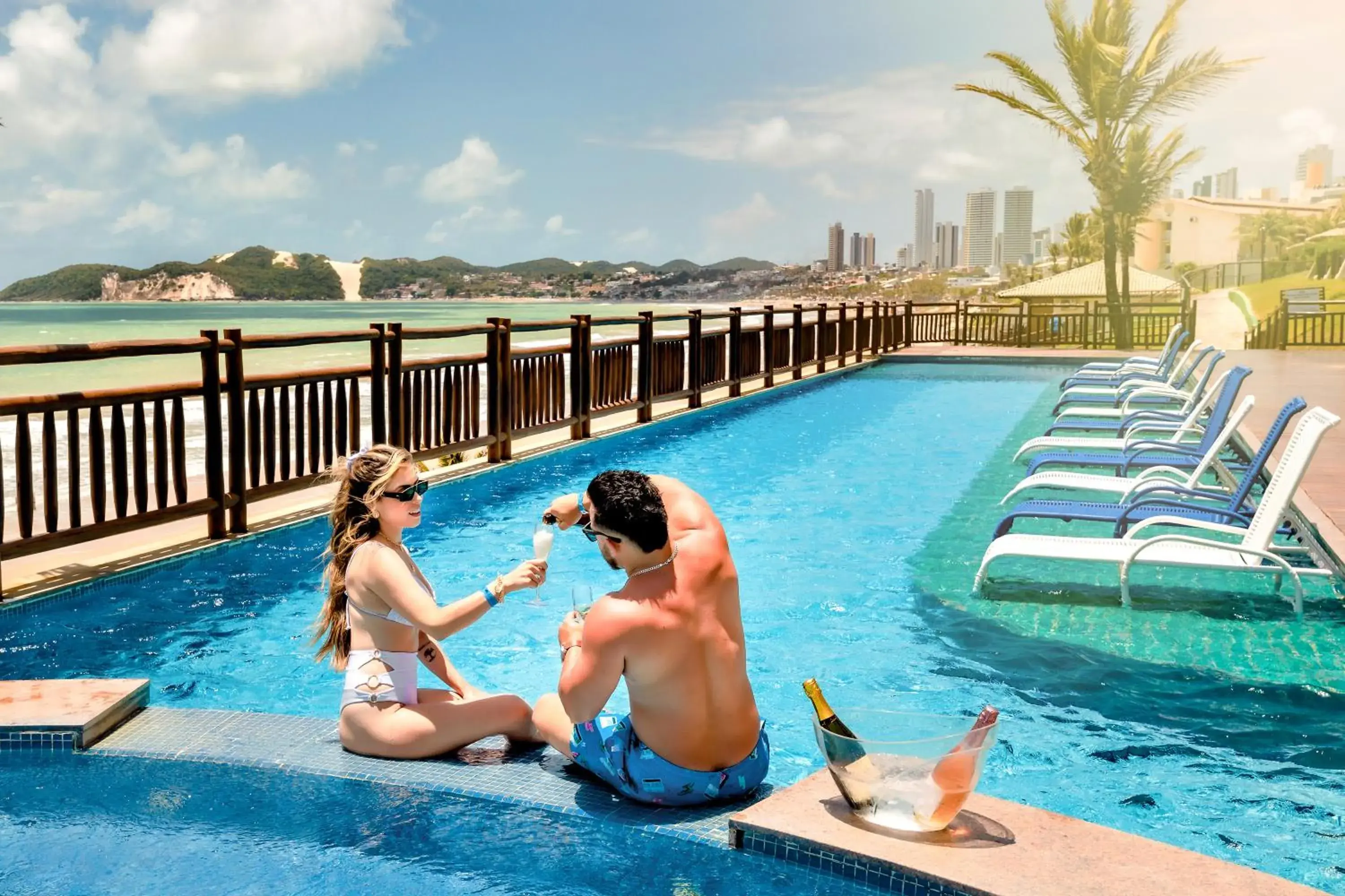 Swimming pool in Ocean Palace All Inclusive Premium Swimming pool in Ocean Palace All Inclusive Premium