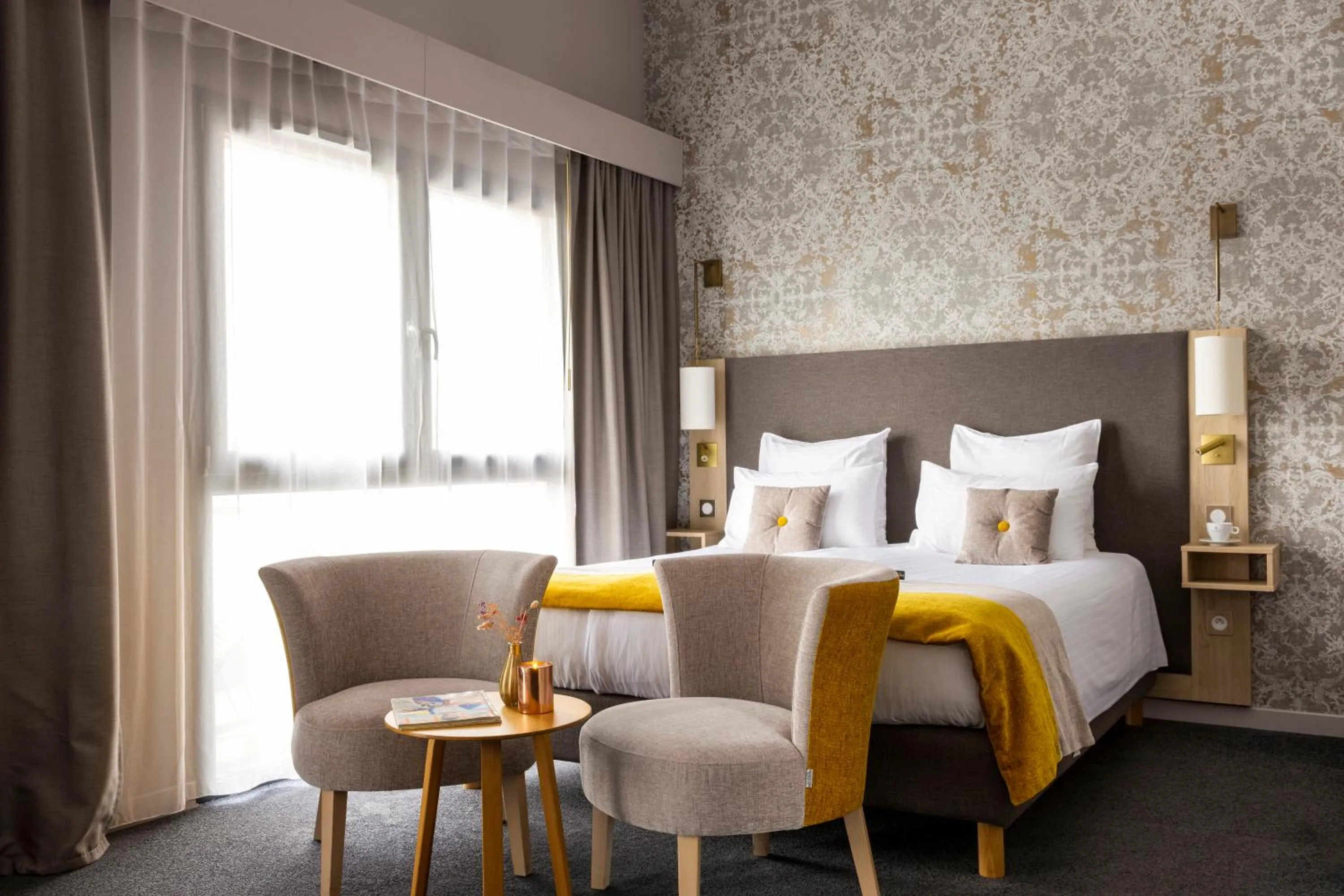 Bed in James Boutique Hôtel Colmar centre