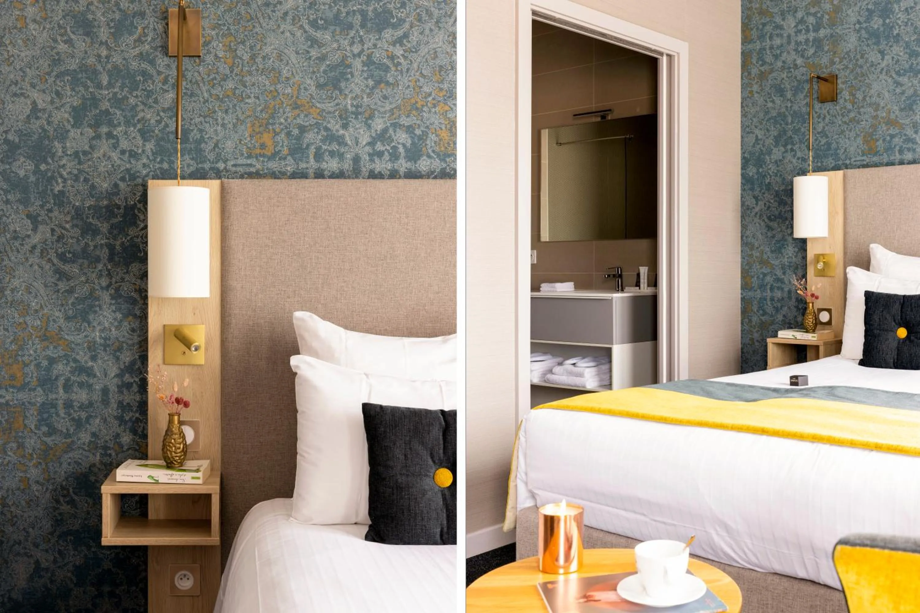 Bed in James Boutique Hôtel Colmar centre