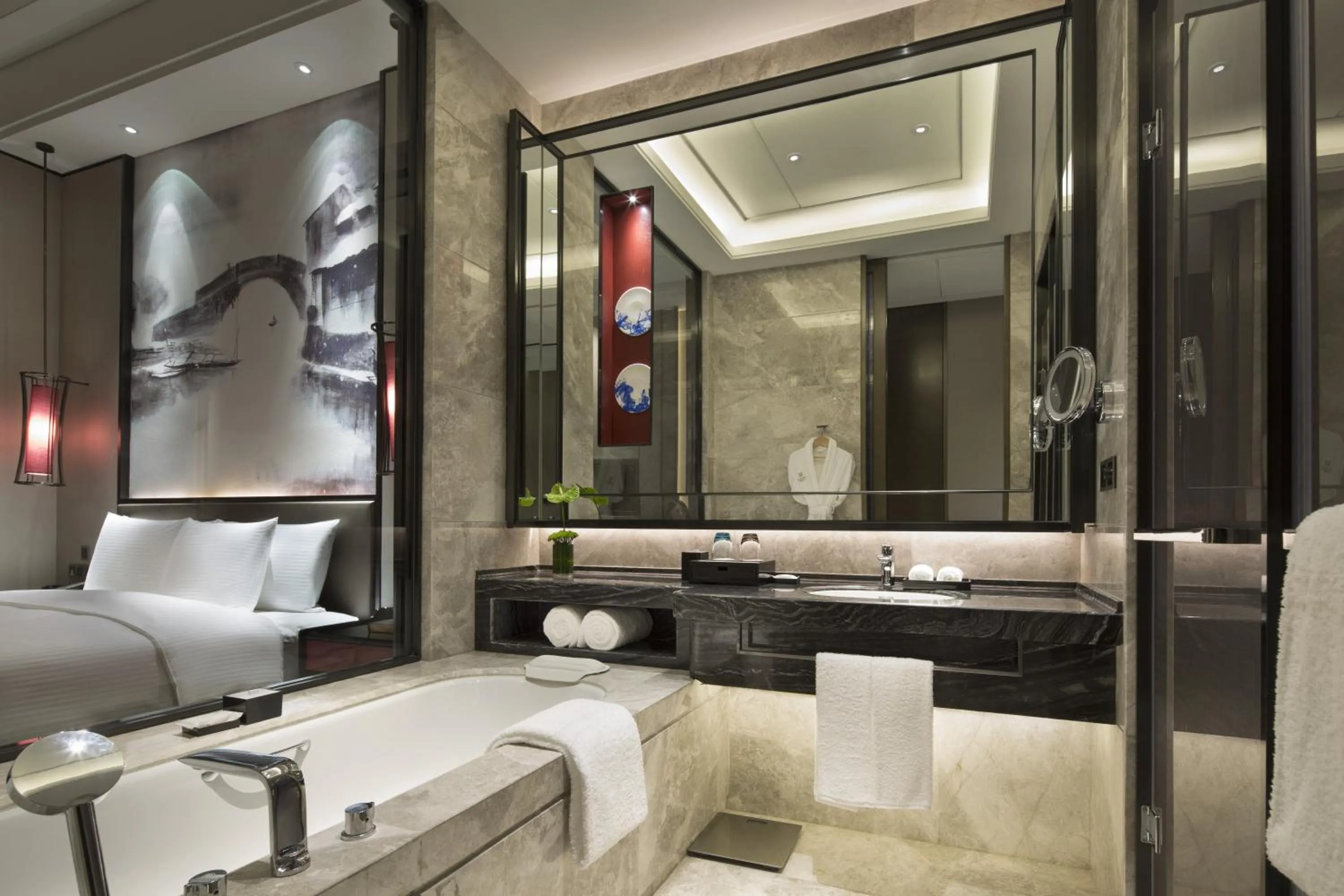 Bathroom in Wanda Realm Yiwu