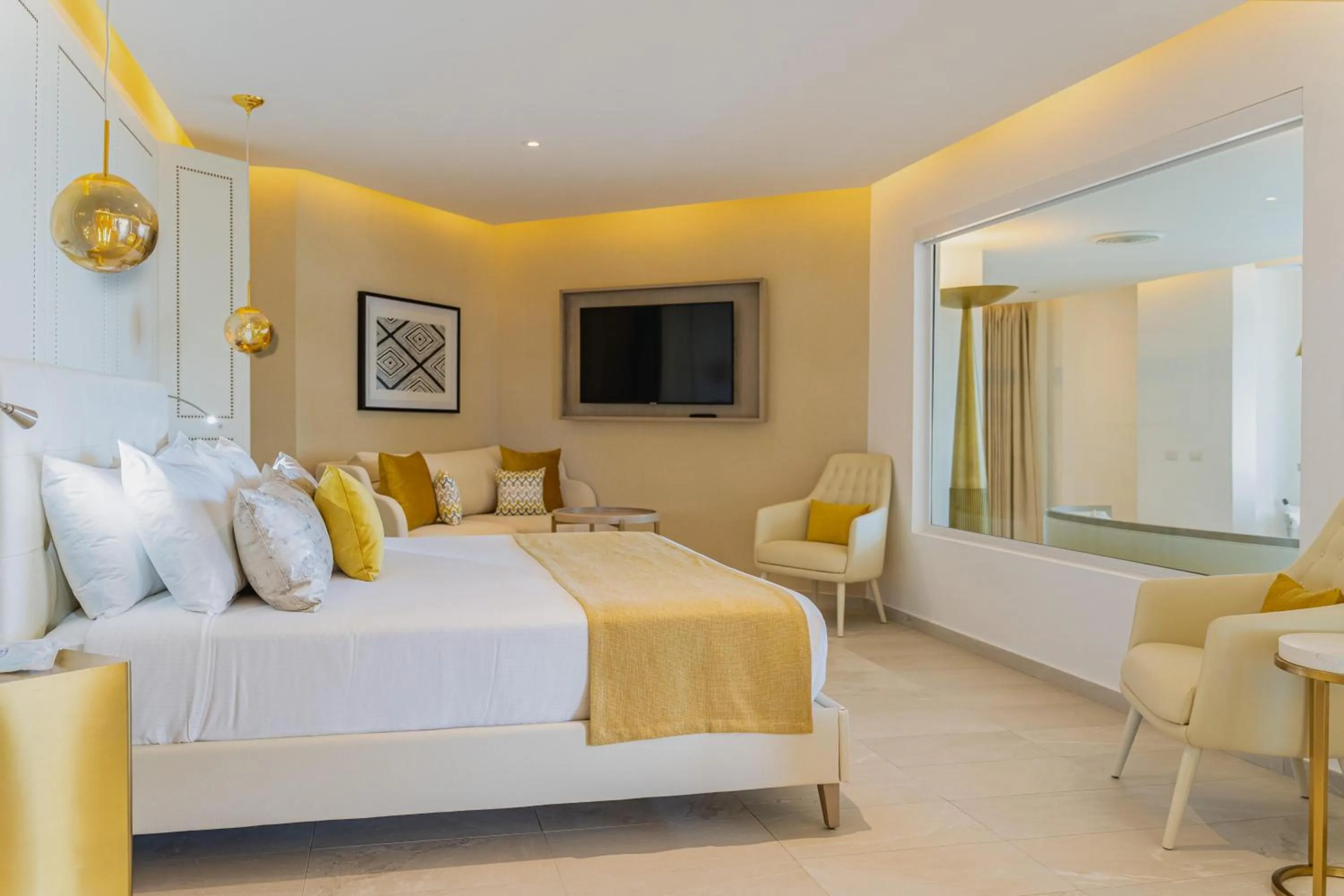 Photo of the whole room, Bed in Grand Bavaro Princess - All Inclusive