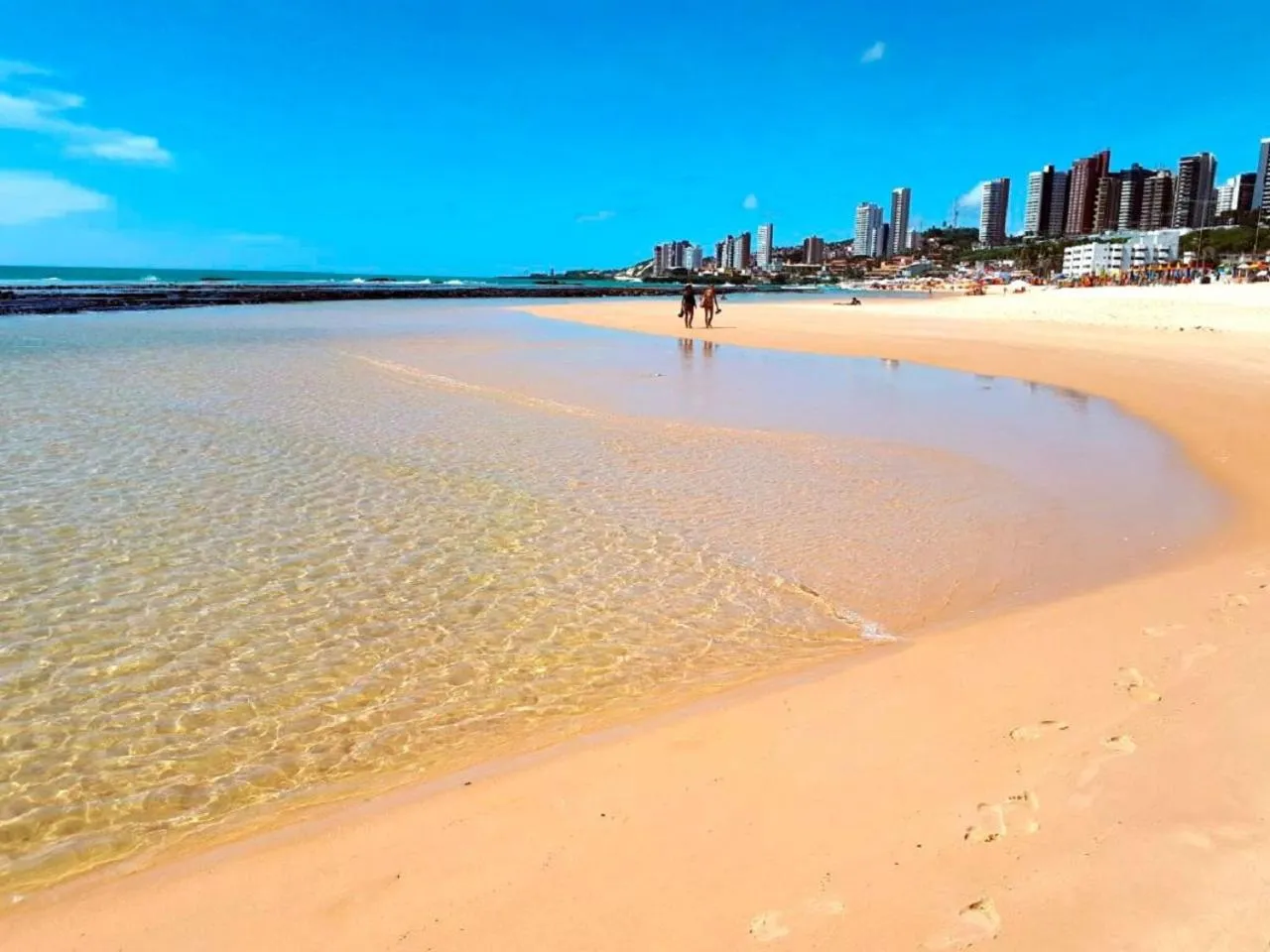 Beach in Sol Praia Marina Hotel