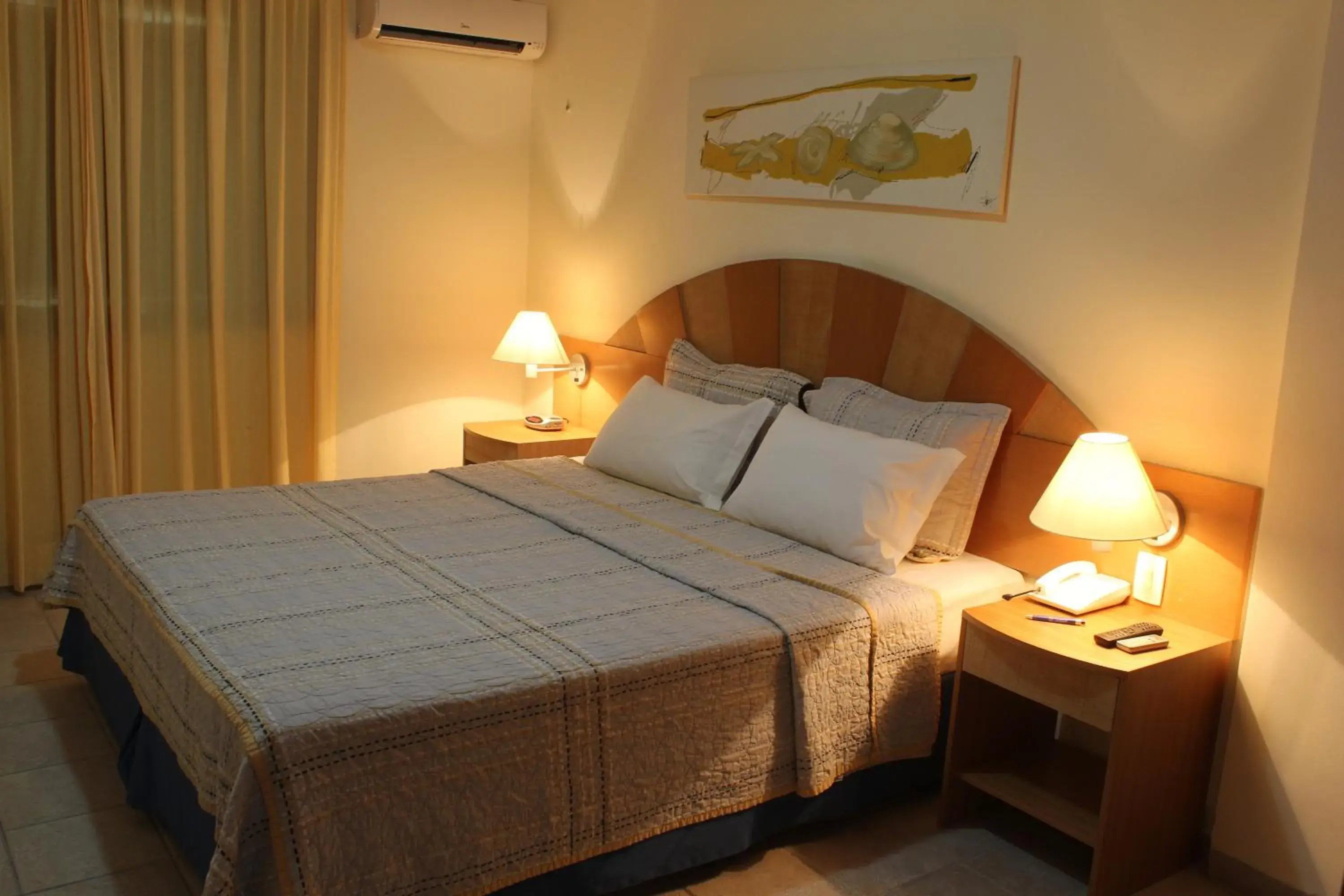 Bed in Garbos Soleil Hotel Bed in Garbos Soleil Hotel