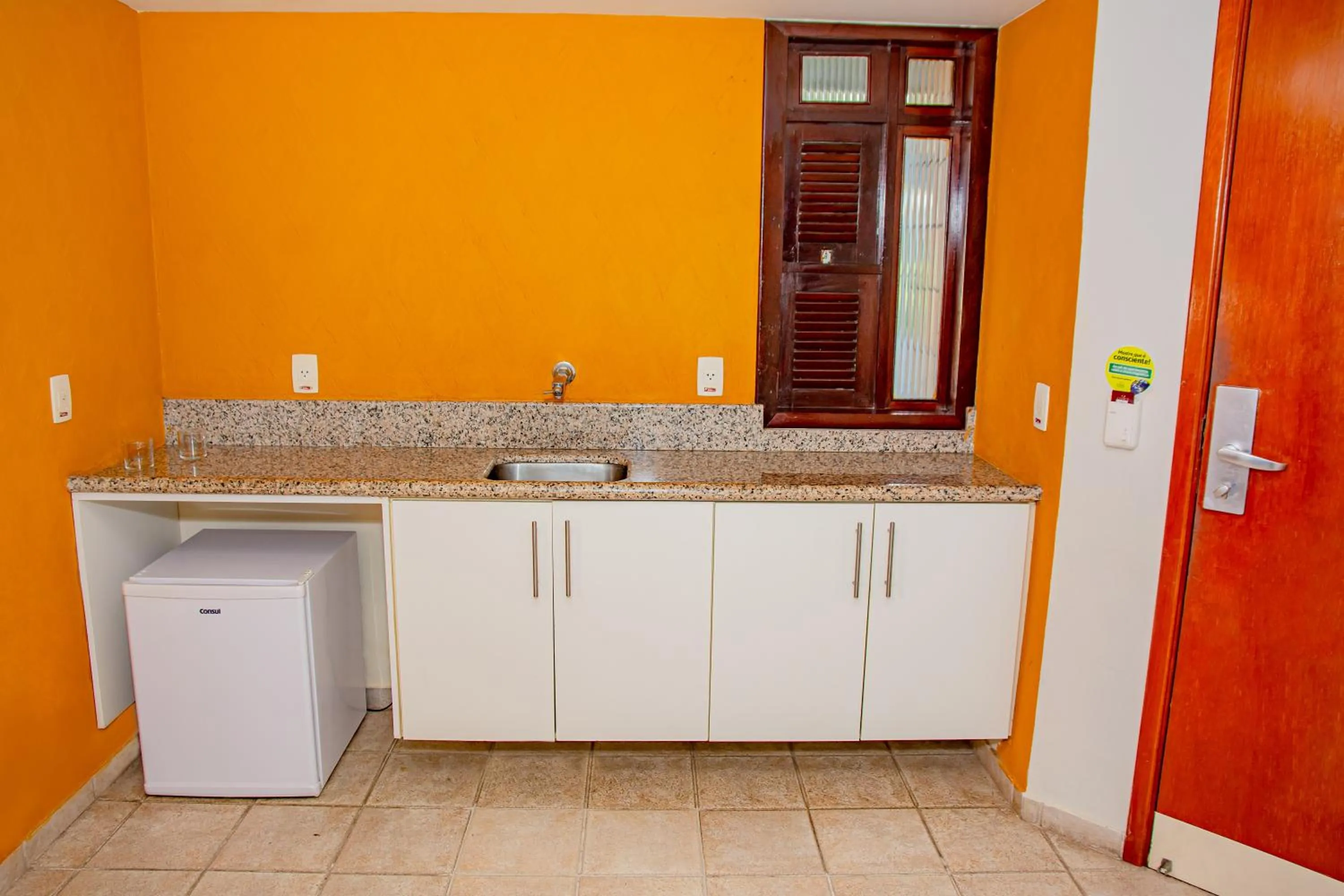 Kitchen or kitchenette in Garbos Soleil Hotel