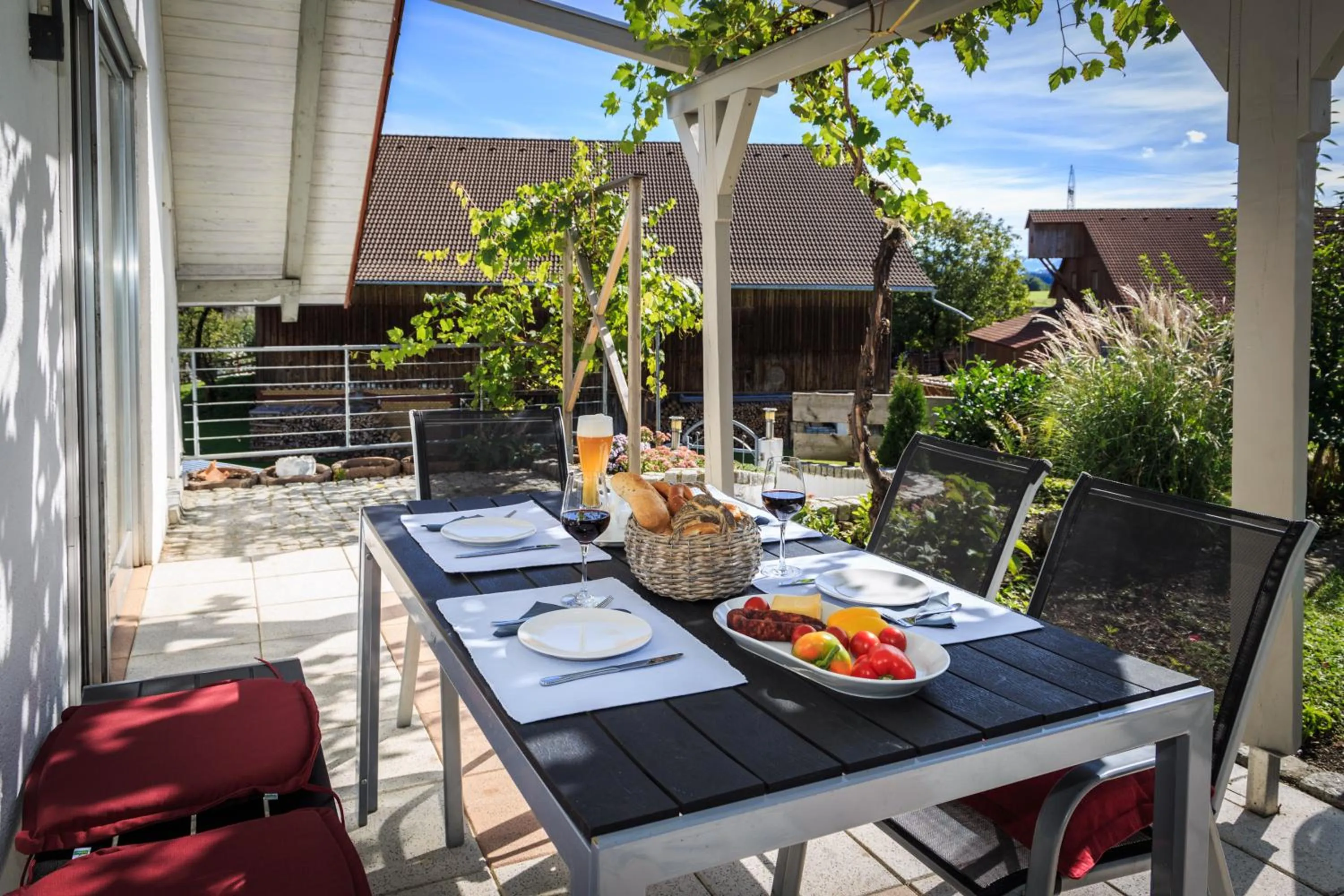 Property building in Ferienwohnung Luisa