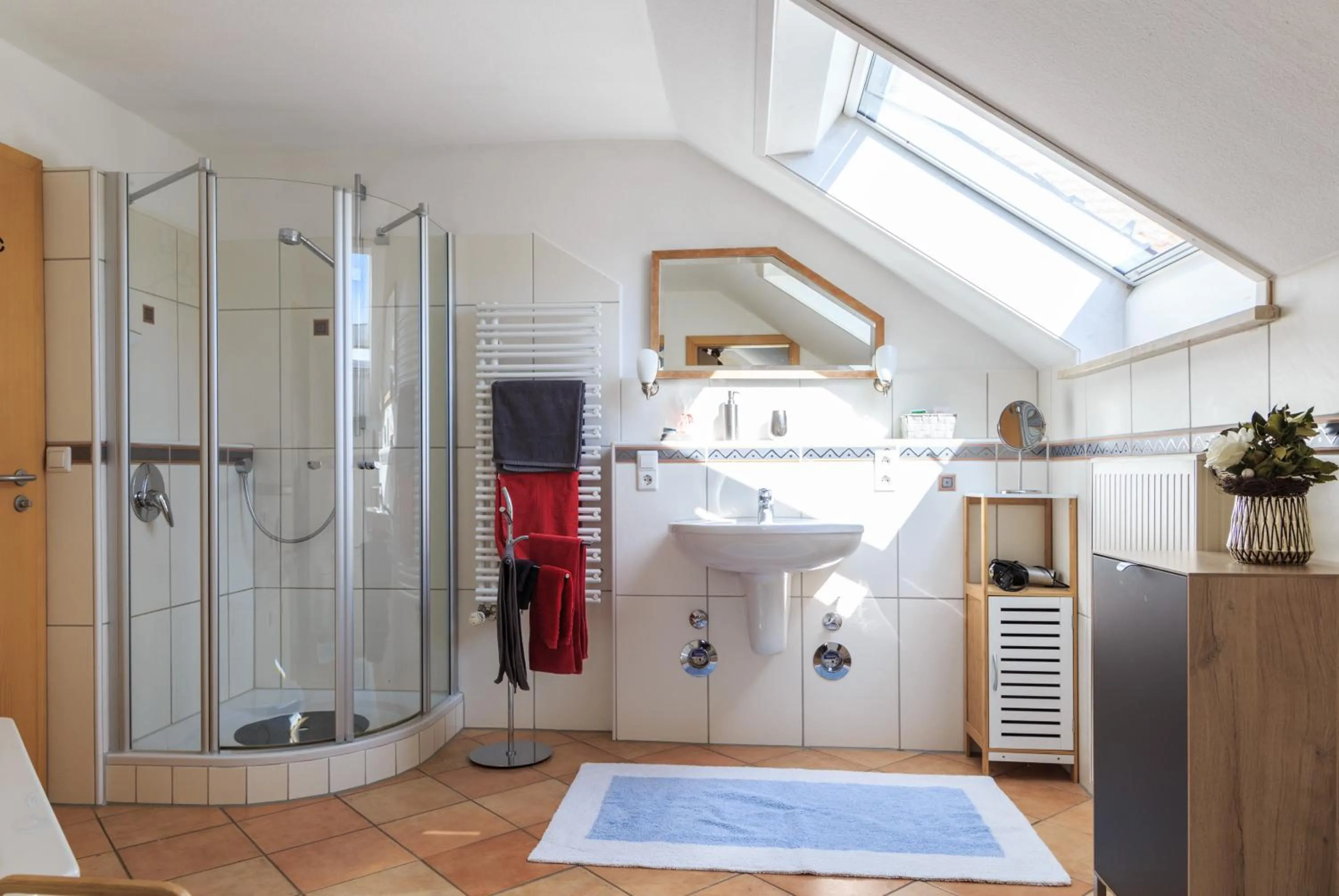 Bathroom in Ferienwohnung Luisa