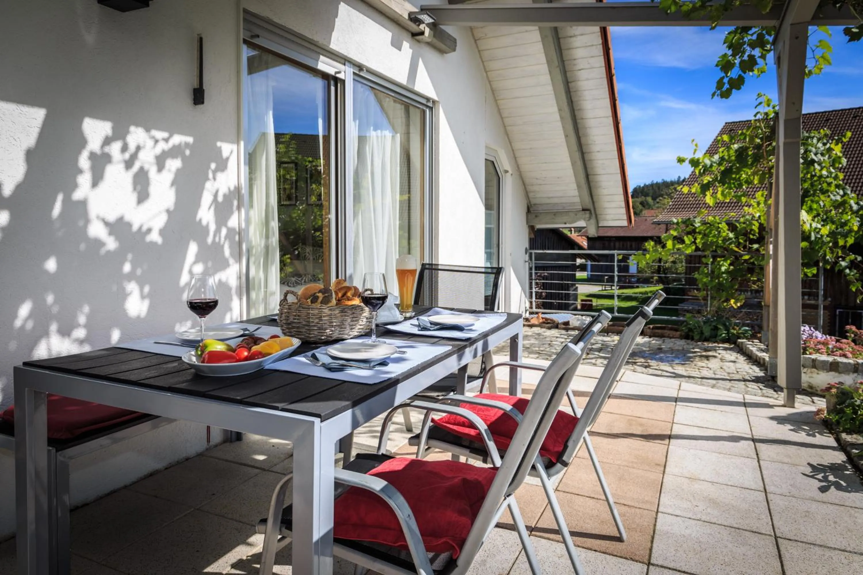 Property building in Ferienwohnung Luisa