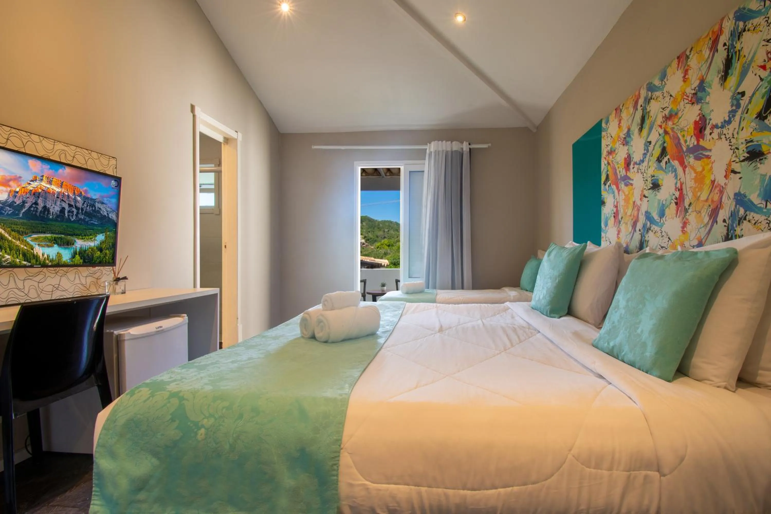 Bed in Pousada Aroma do Mar by Latitud Hoteles