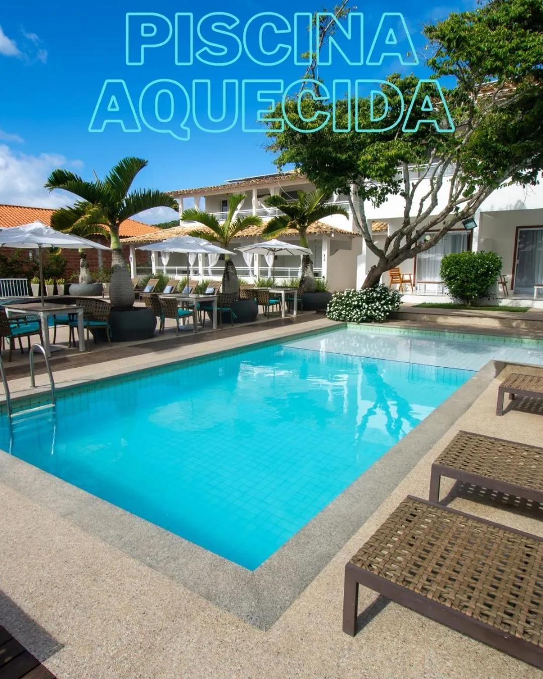Swimming pool in Pousada Aroma do Mar by Latitud Hoteles