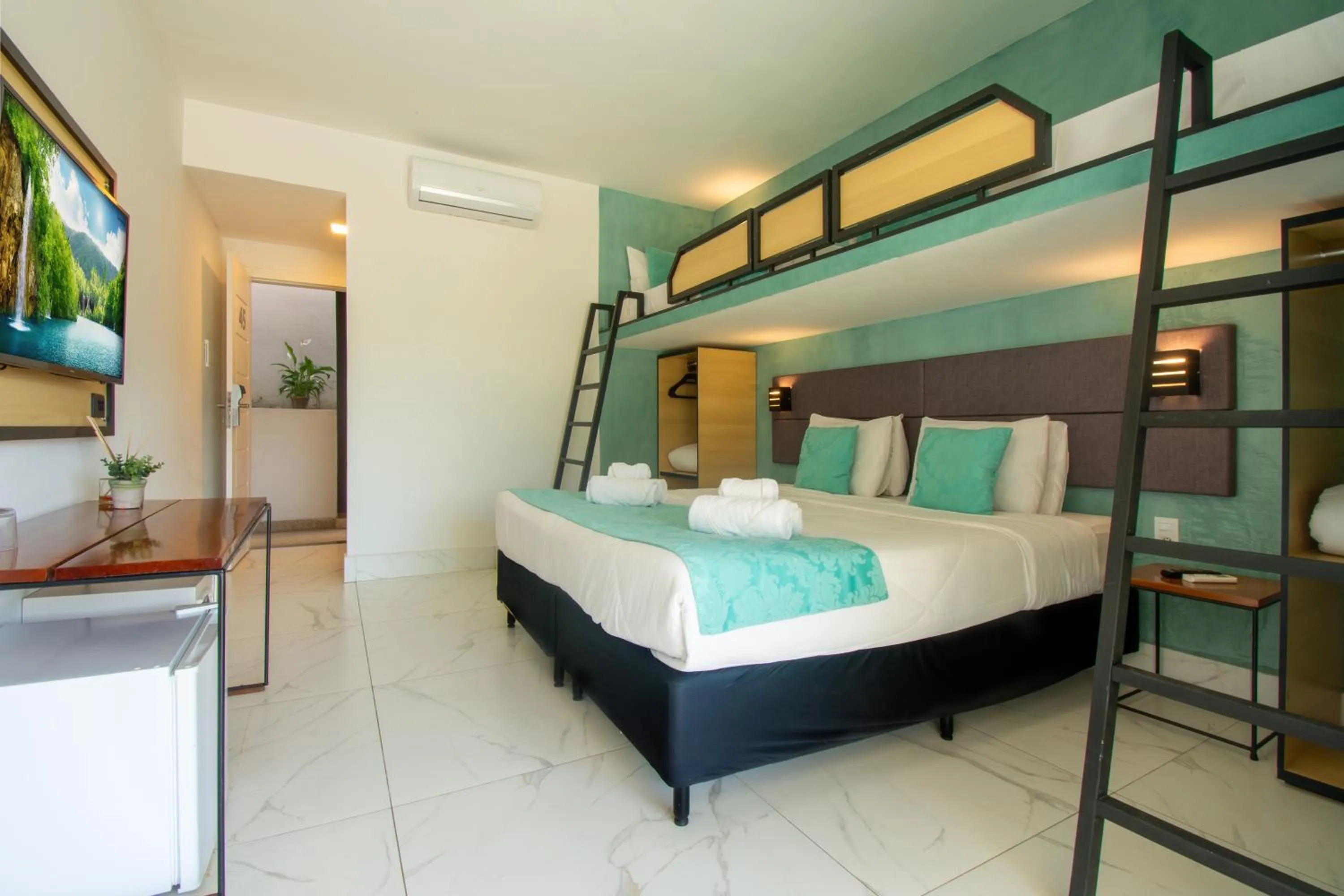 Bed in Pousada Aroma do Mar by Latitud Hoteles