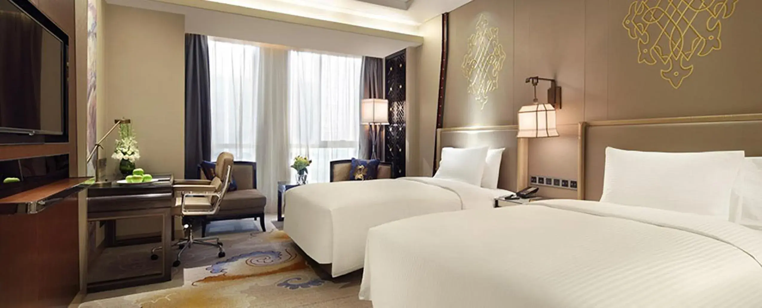 Bedroom, Bed in Wanda Vista Xining Bedroom, Bed in Wanda Vista Xining