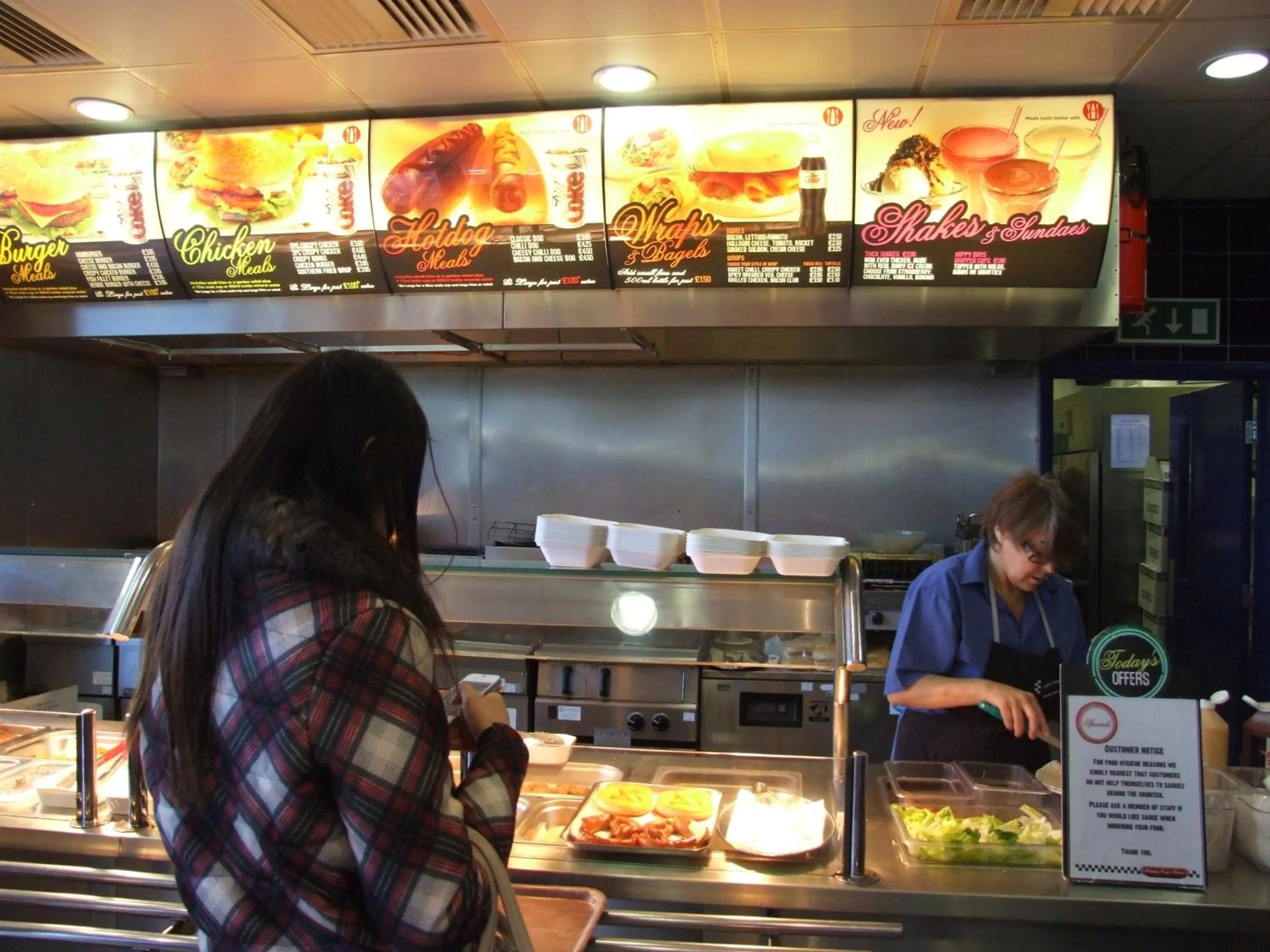 Restaurant/places to eat in University of Essex - Colchester Campus