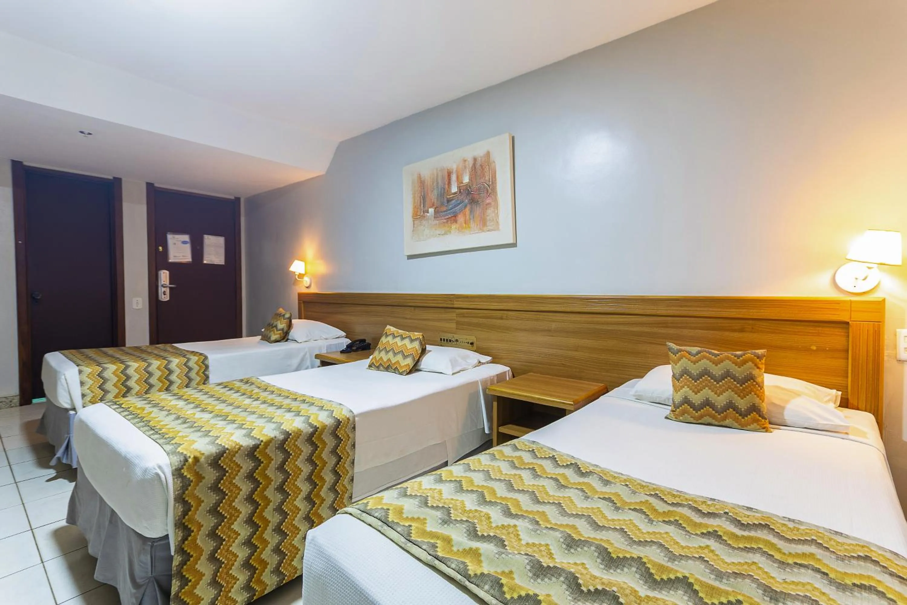 Bedroom, Bed in Hotel Golden Park Rio de Janeiro Aeroporto By Nacional Inn