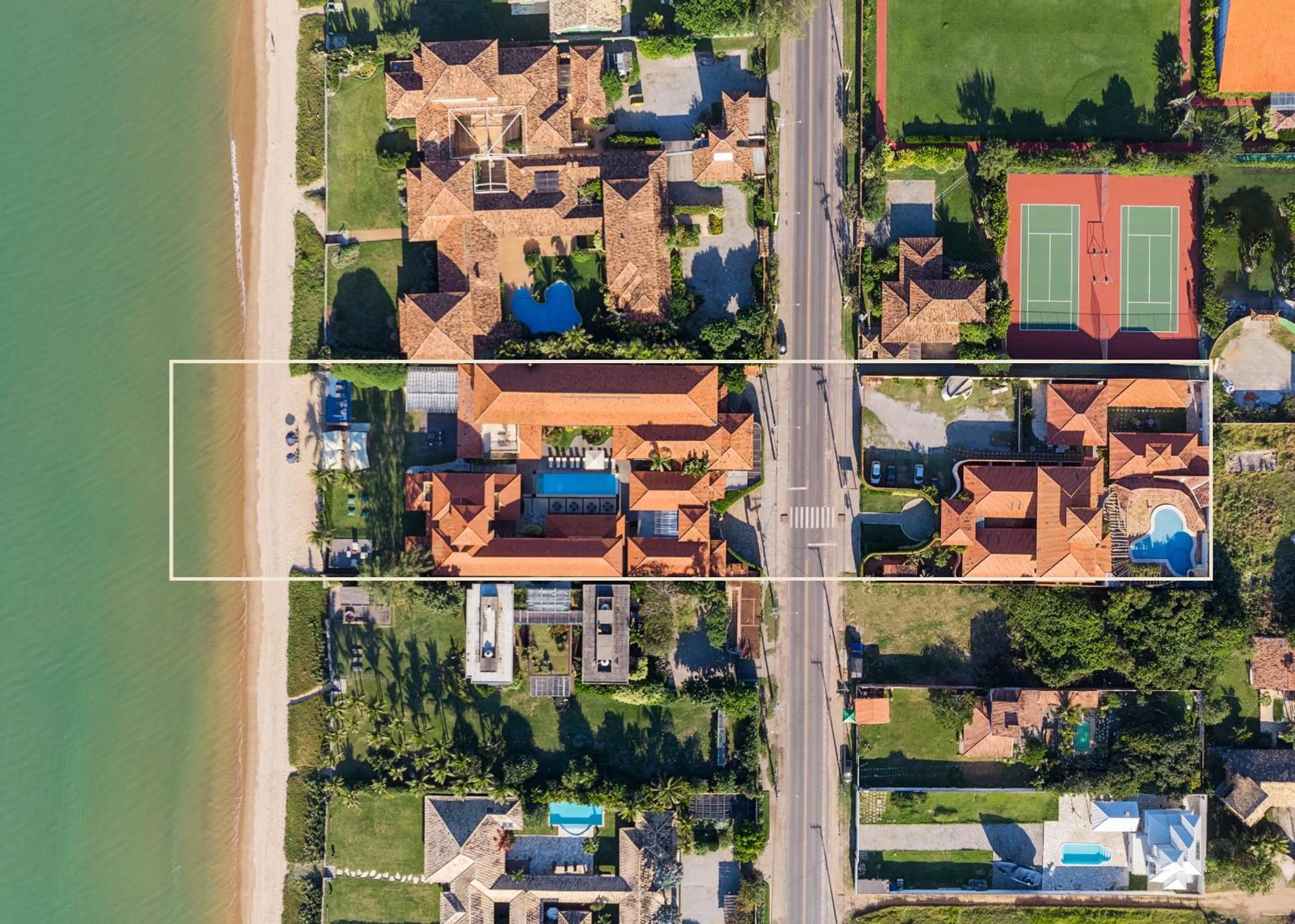 Bird's eye view in Villa Rasa