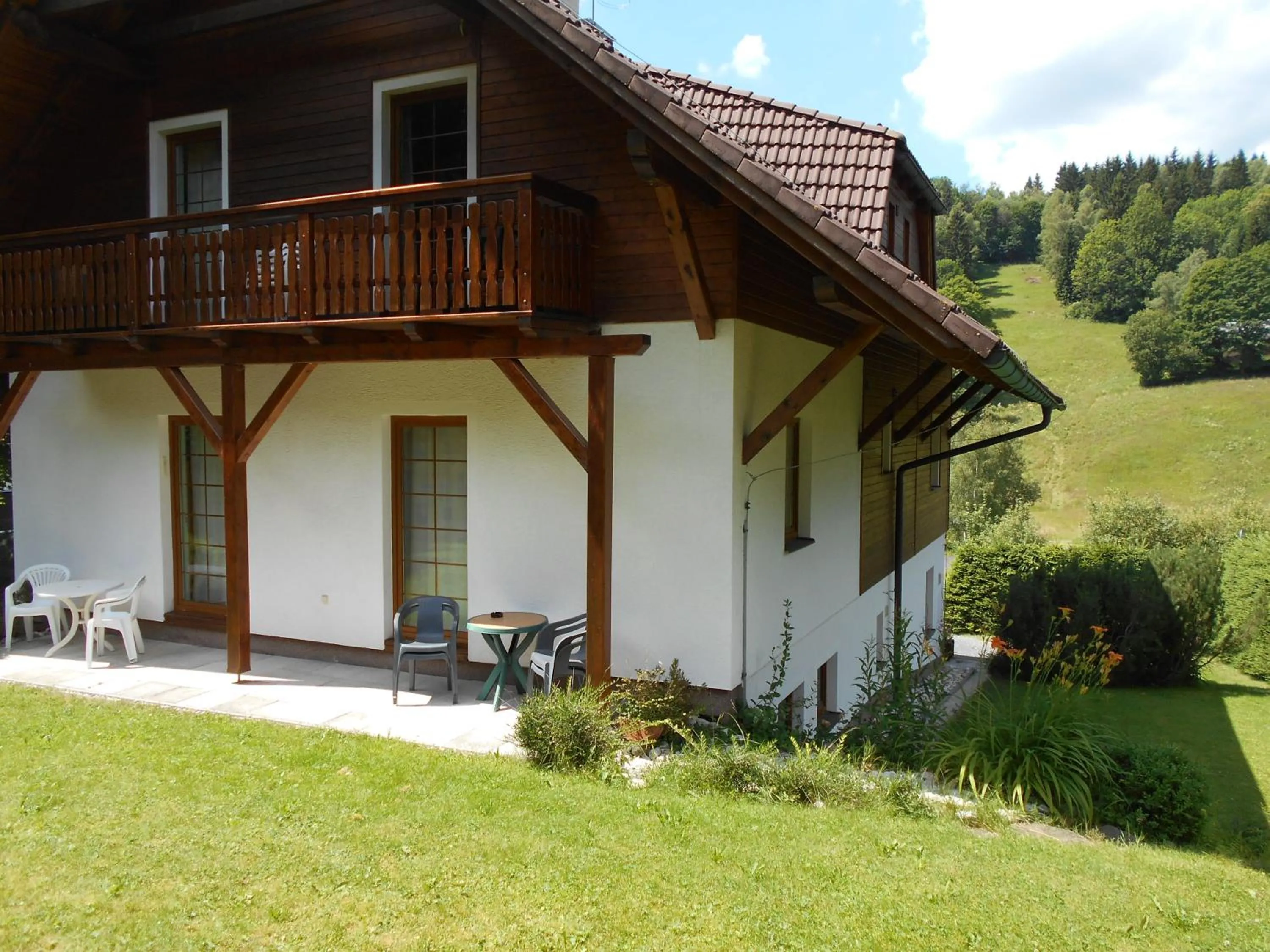Garden in Apartmány Base Camp