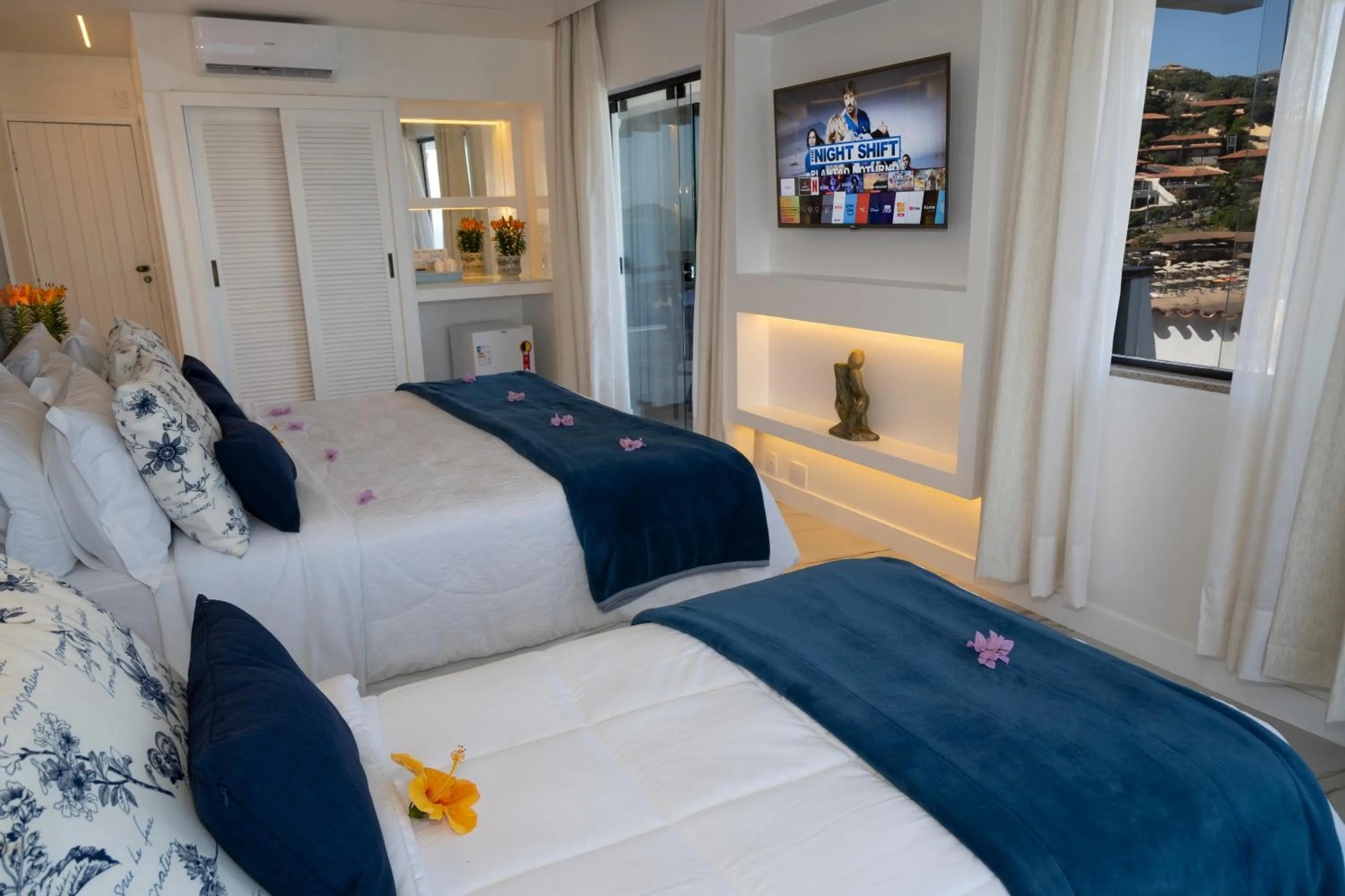 TV and multimedia, Bed in Colonna Park Hotel