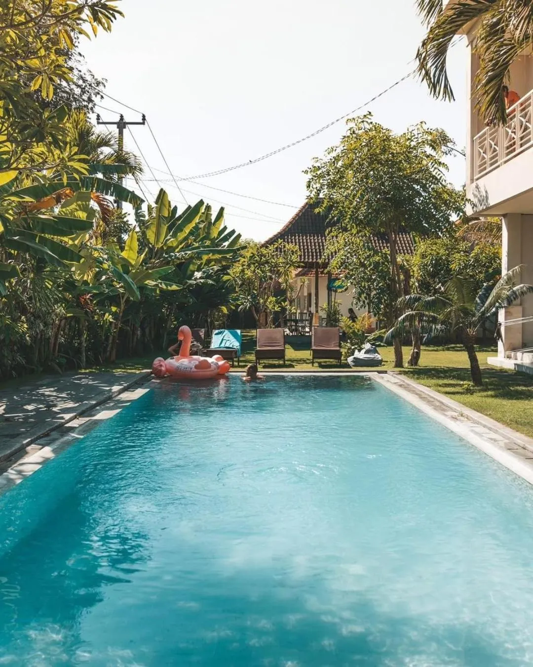 Swimming pool in Asung Guesthouse