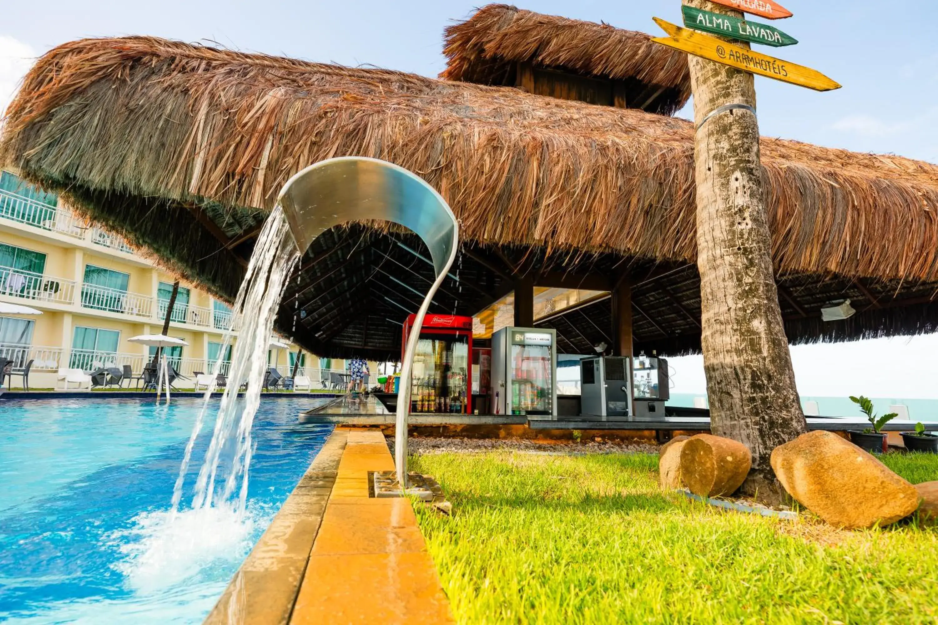 Pool view in El Aram Natal Mar Pool view in El Aram Natal Mar