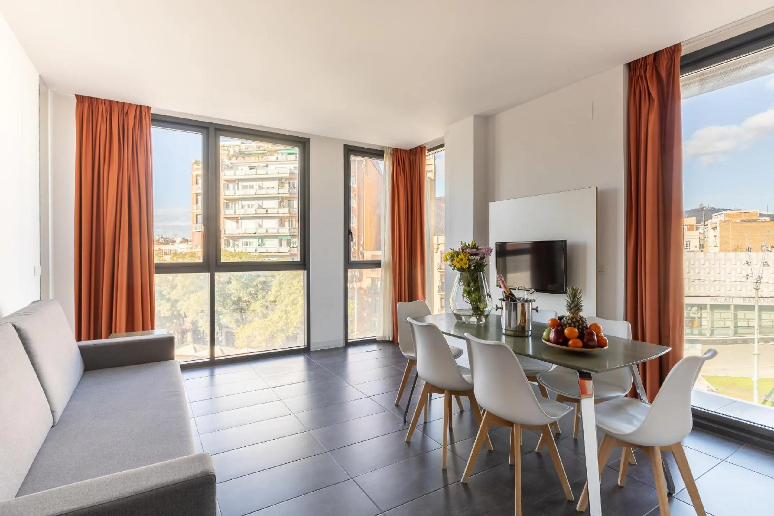 Living room in Cosmo Apartments Sants