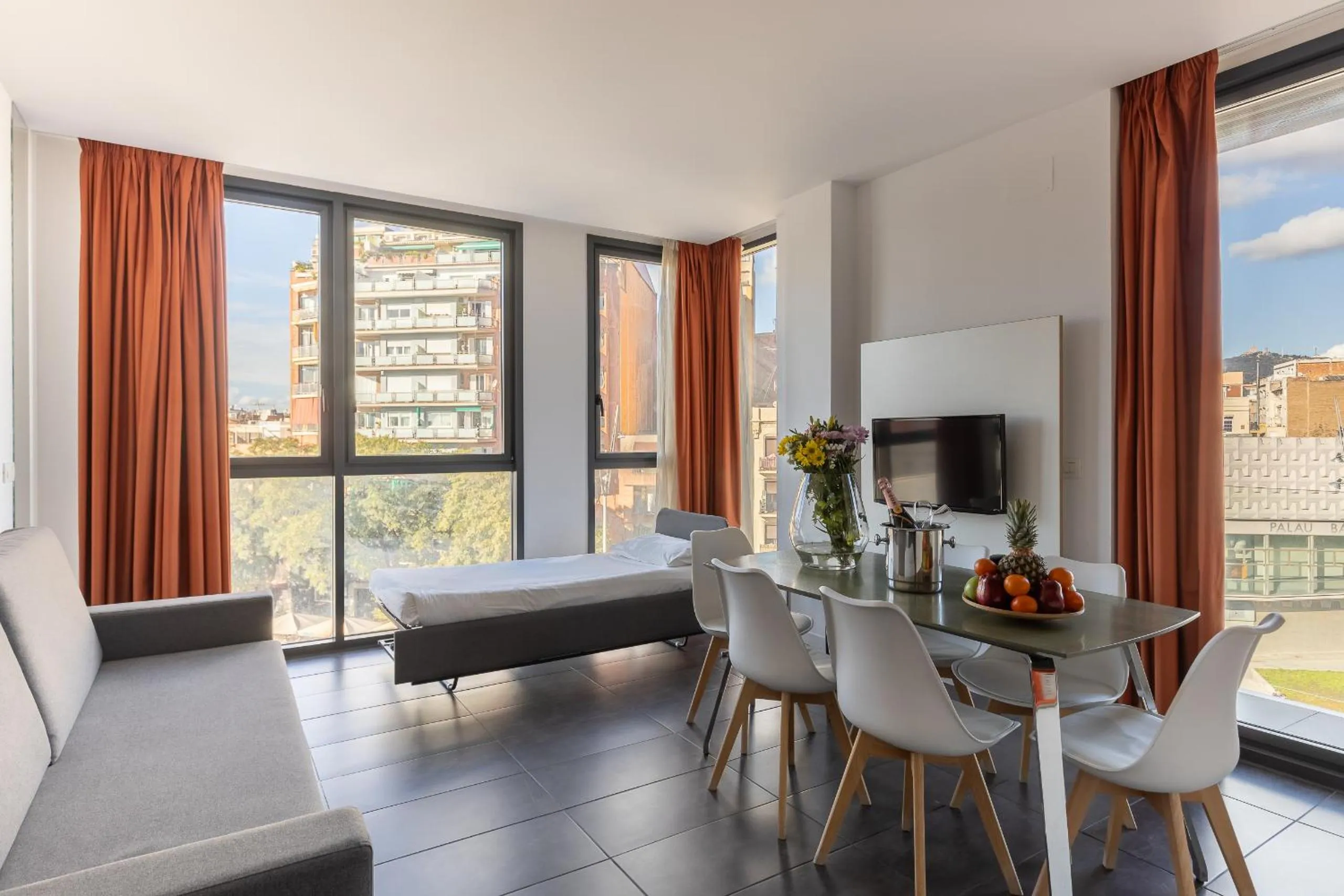 Living room in Cosmo Apartments Sants