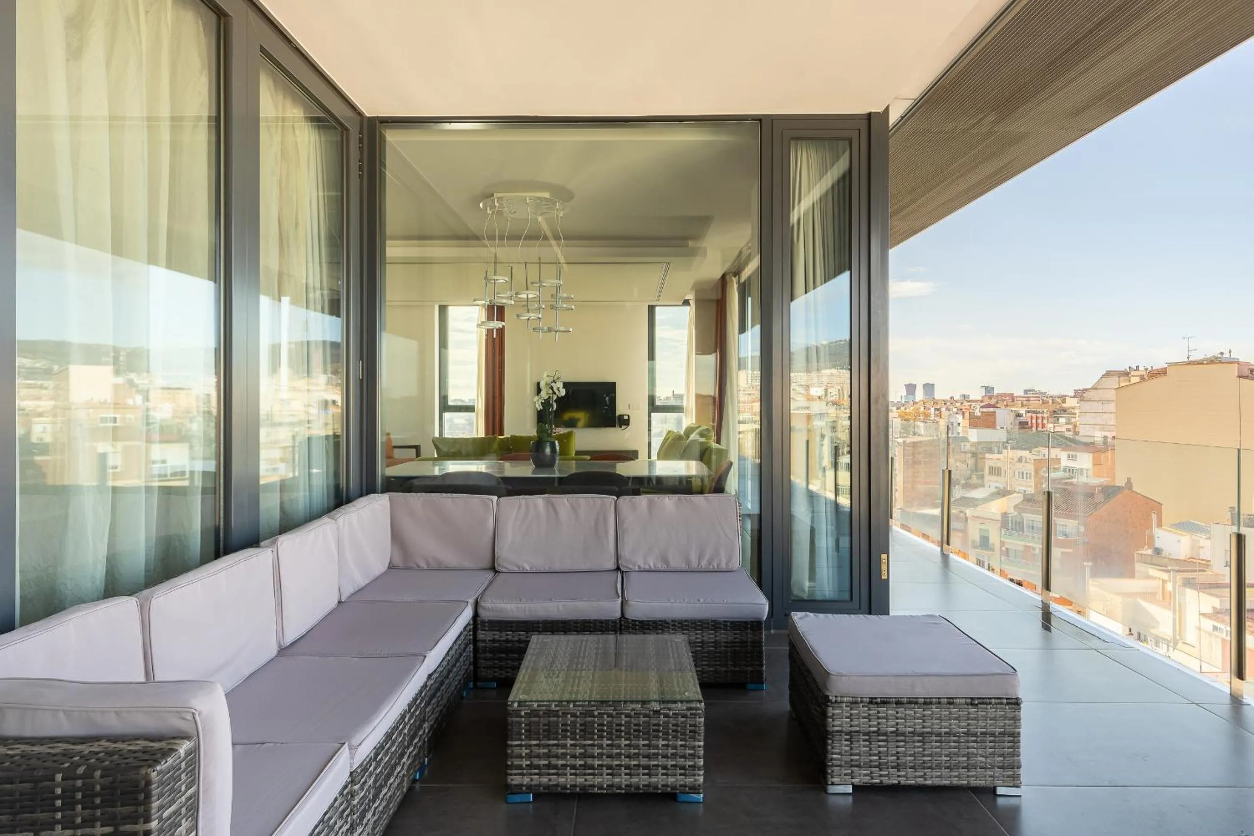 Balcony/Terrace in Cosmo Apartments Sants