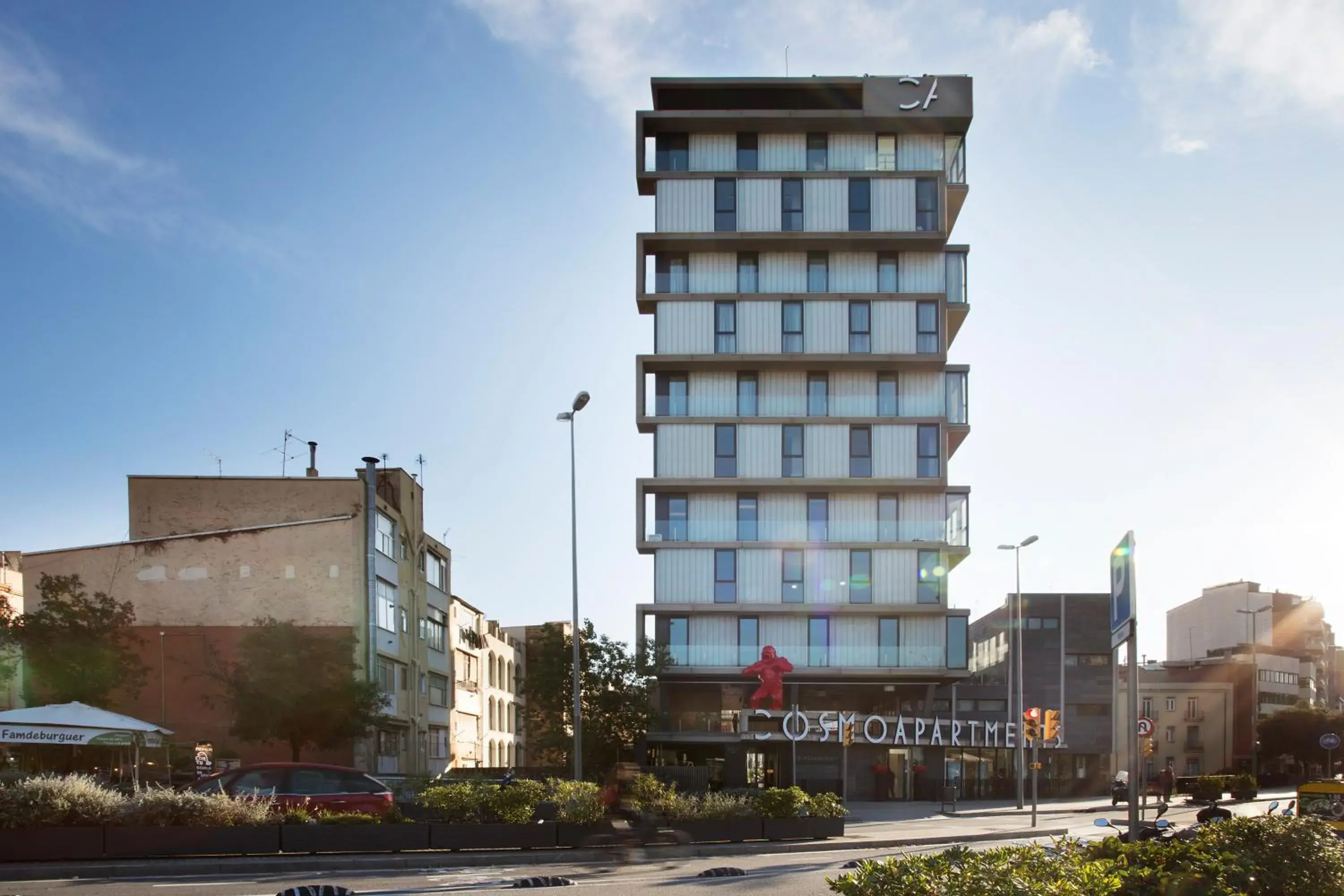 Property building in Cosmo Apartments Sants Property building in Cosmo Apartments Sants