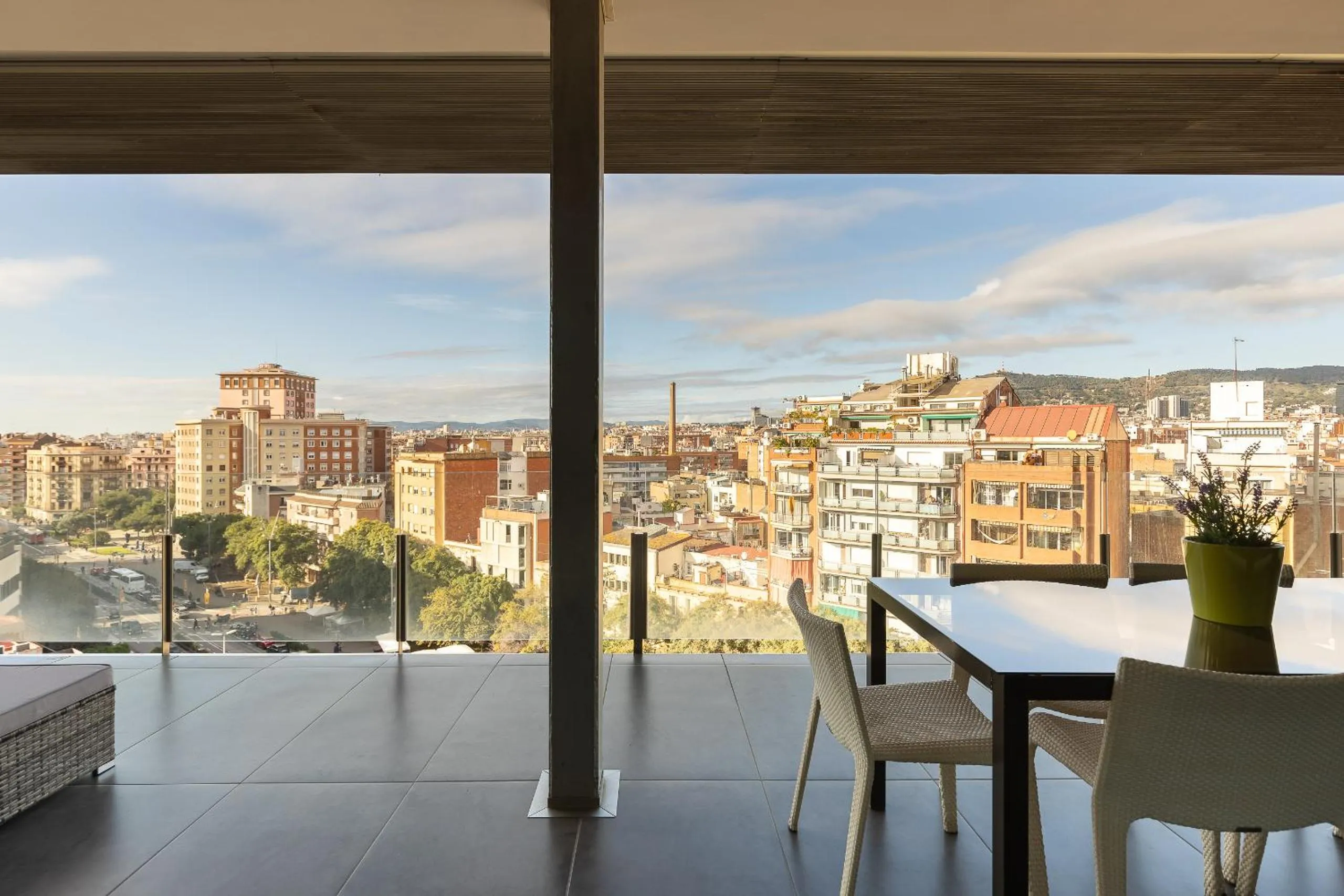 Balcony/Terrace in Cosmo Apartments Sants