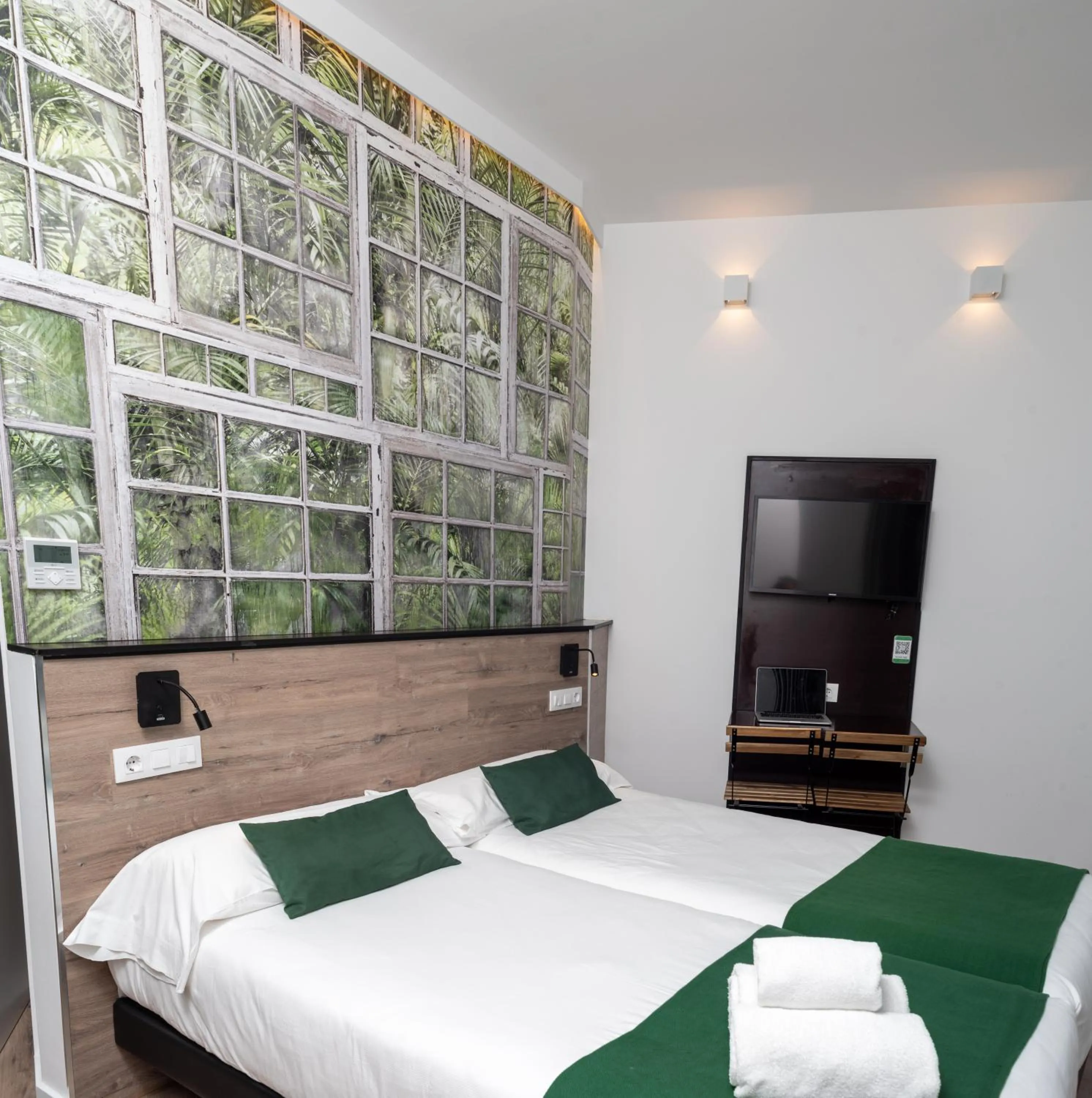 Bedroom, Bed in Bailén Green House