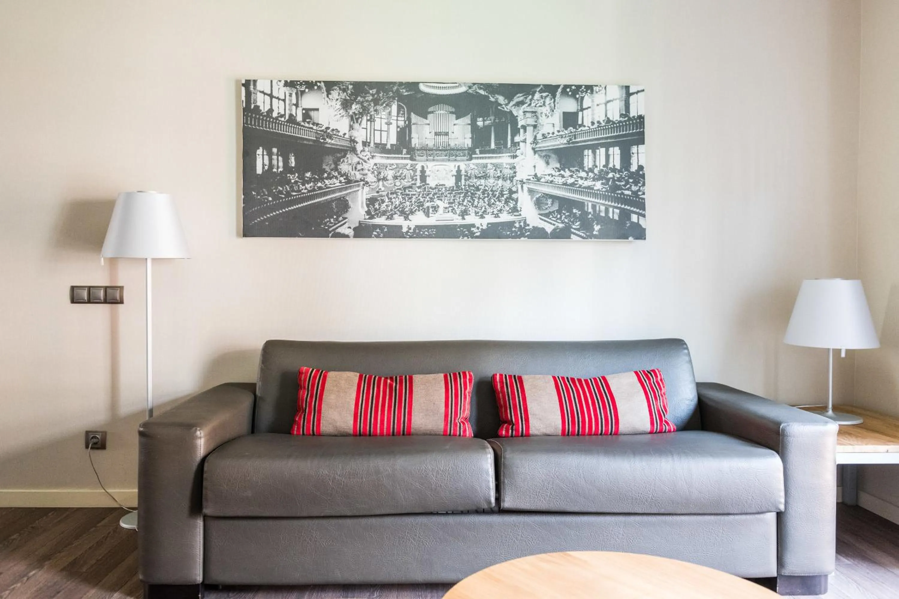 Living room in Casp 74 Apartments