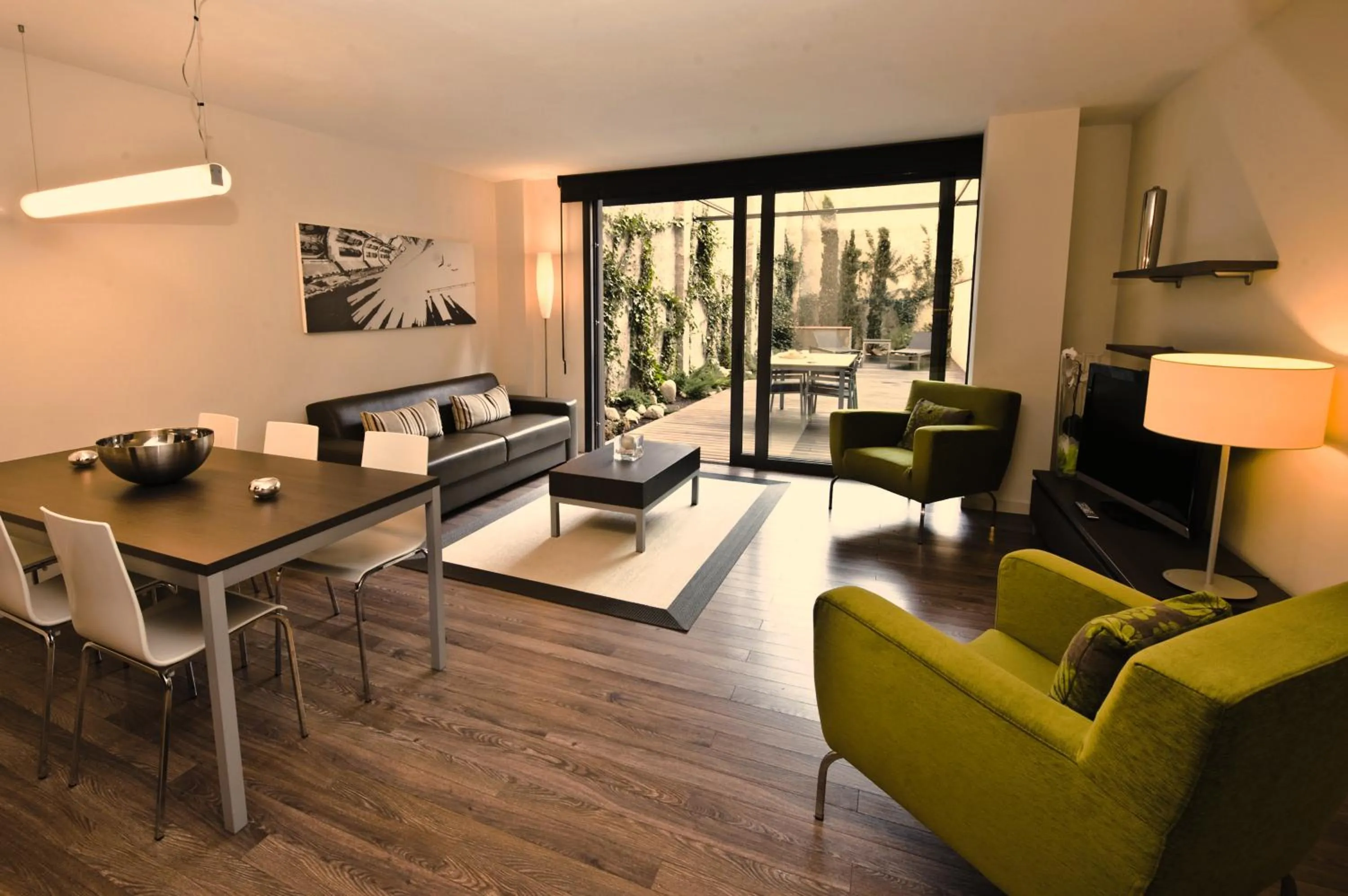 Balcony/Terrace in Casp 74 Apartments