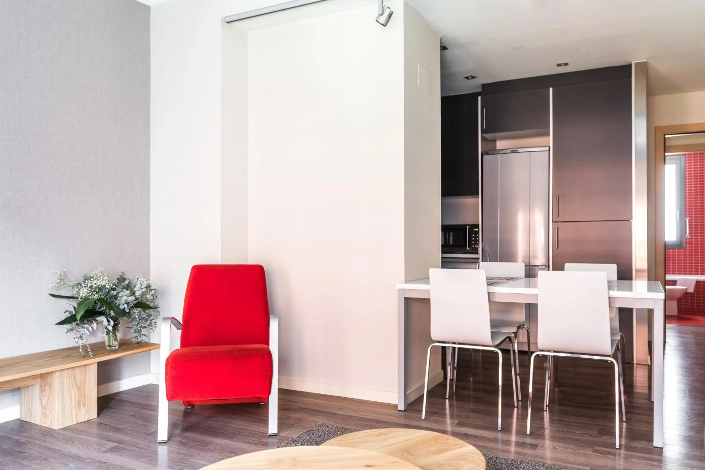 Kitchen or kitchenette in Casp 74 Apartments