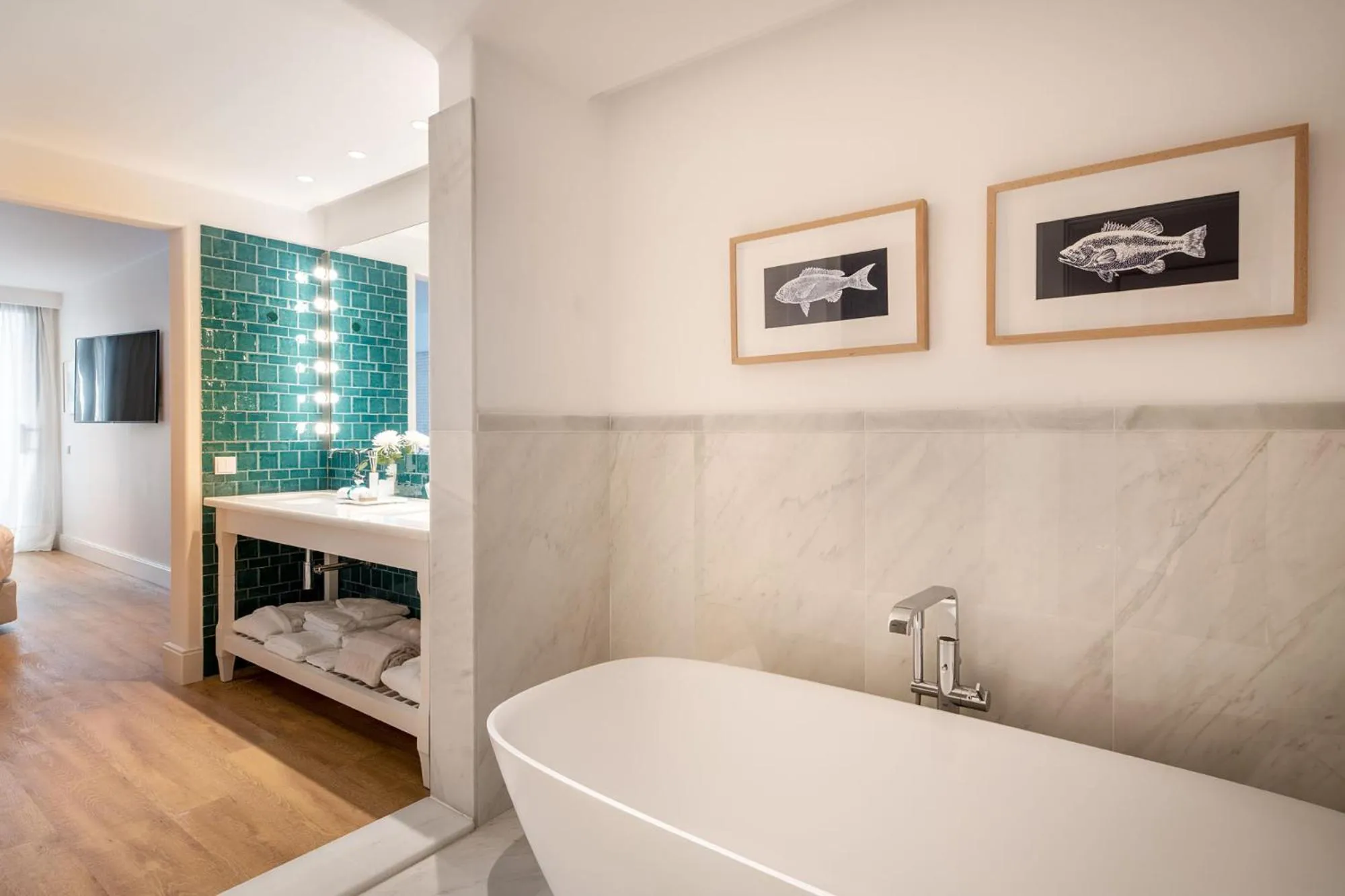 Bathroom in Hotel Fariones