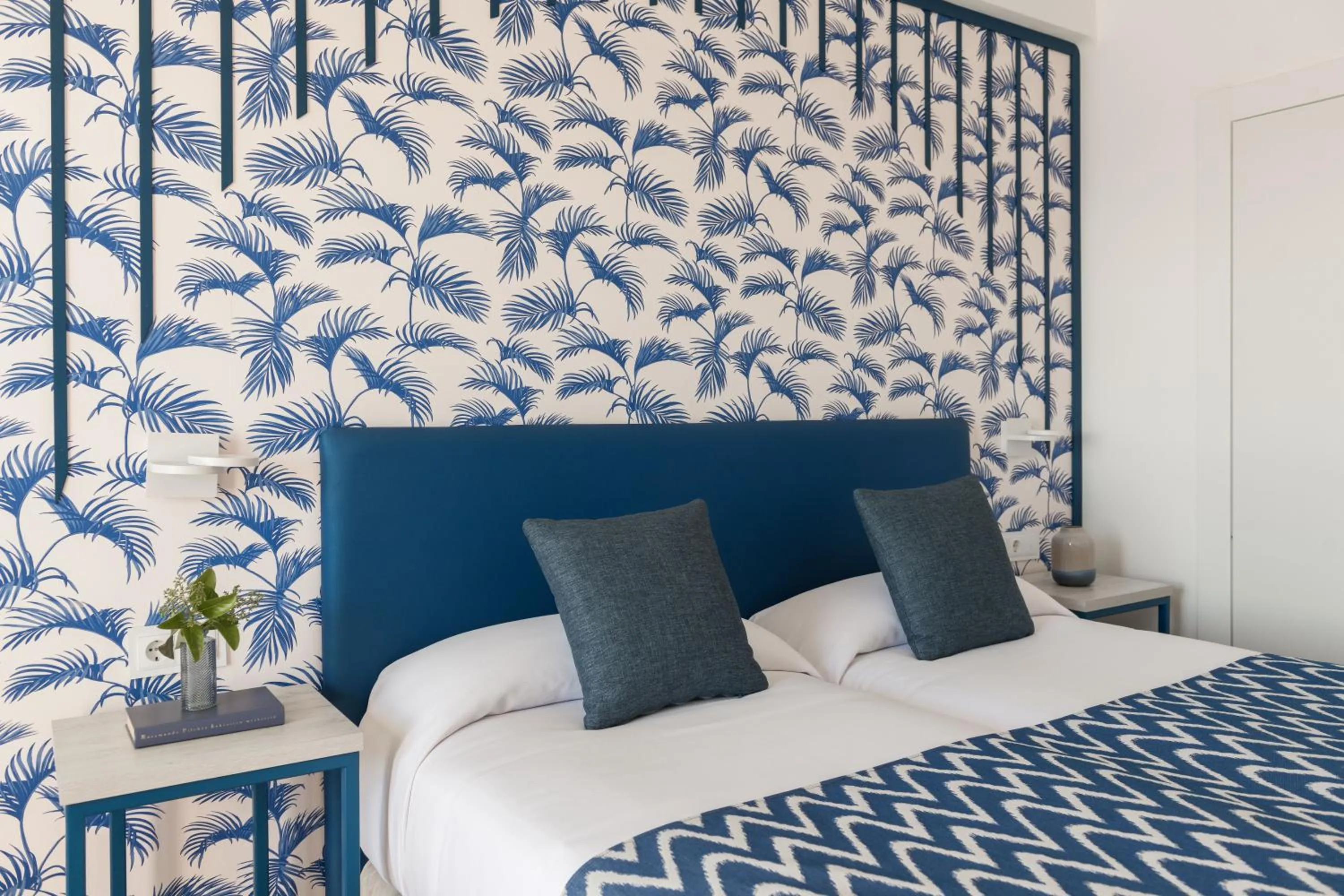 Bed in Hotel Rosamar