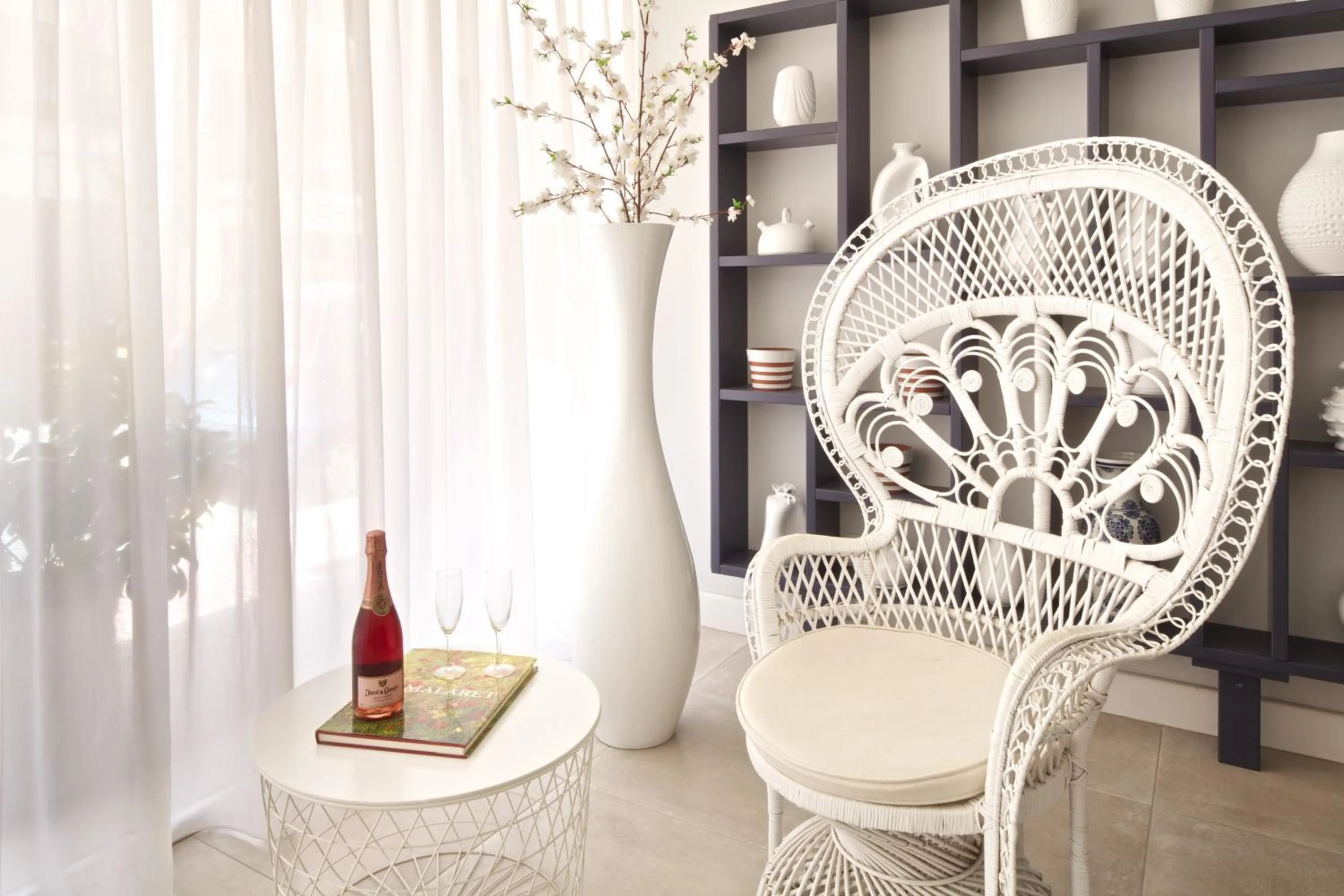 Living room in Hotel Rosamar