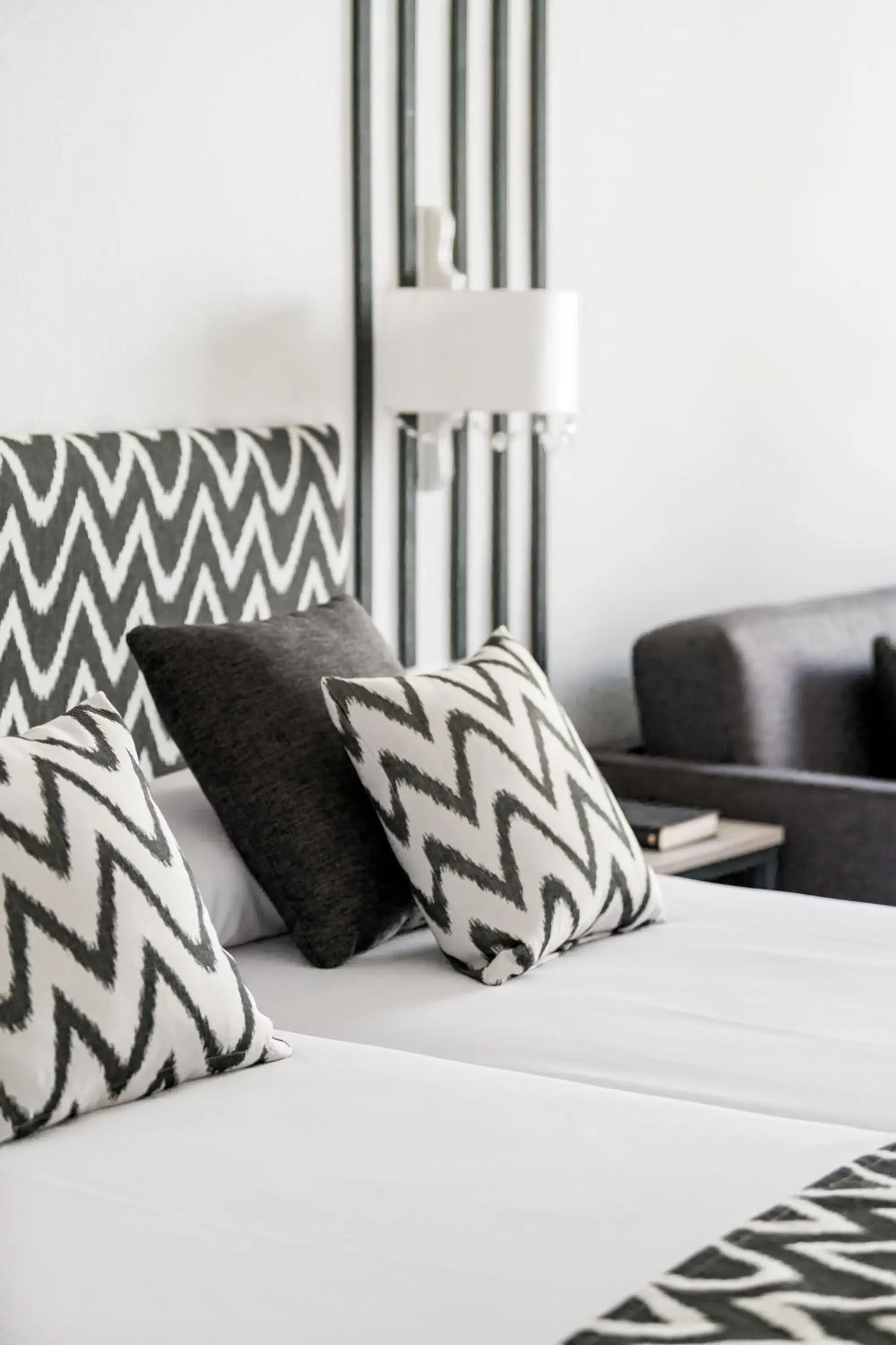 Bed in Hotel Rosamar Bed in Hotel Rosamar