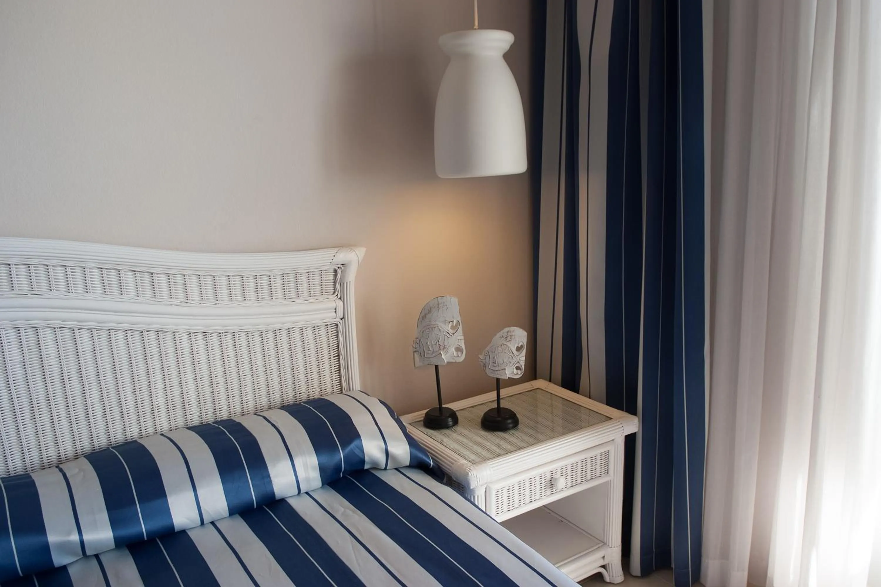 Bed in Hotel Rosamar