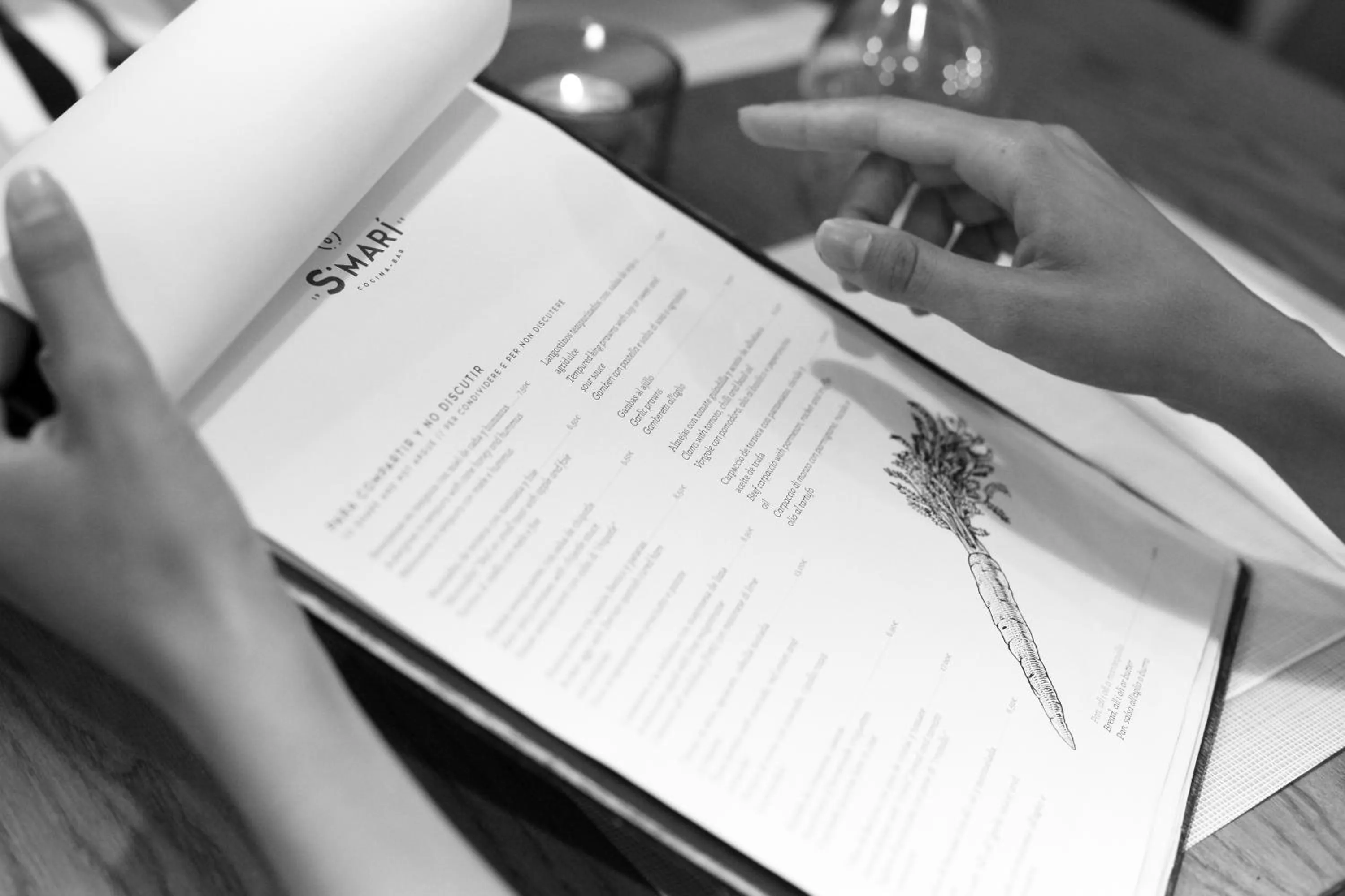 Restaurant/places to eat in Hostal Marí