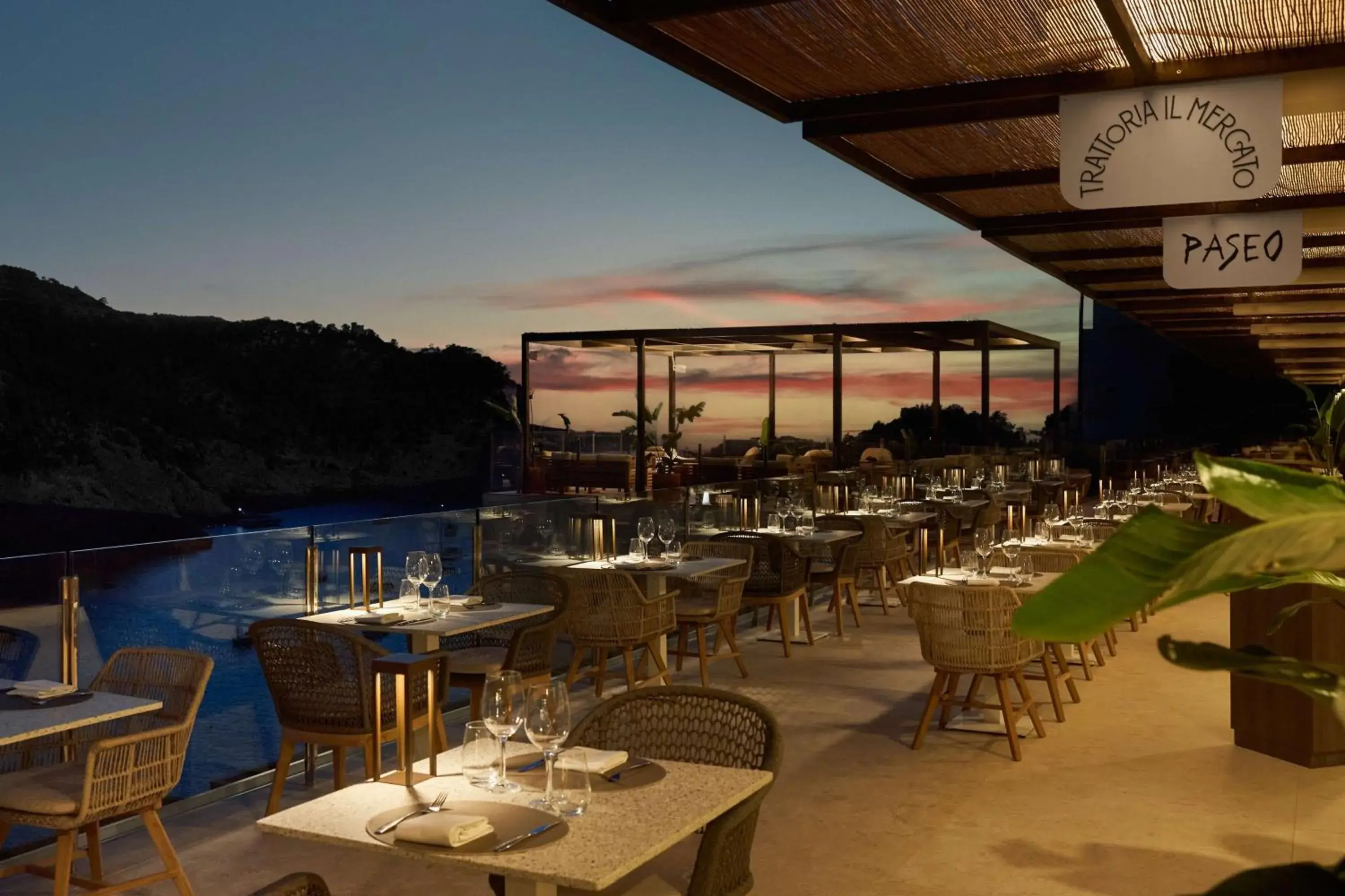 Restaurant/places to eat in Cala San Miguel Hotel Ibiza, Curio Collection by Hilton, Adults only Restaurant/places to eat in Cala San Miguel Hotel Ibiza, Curio Collection by Hilton, Adults only