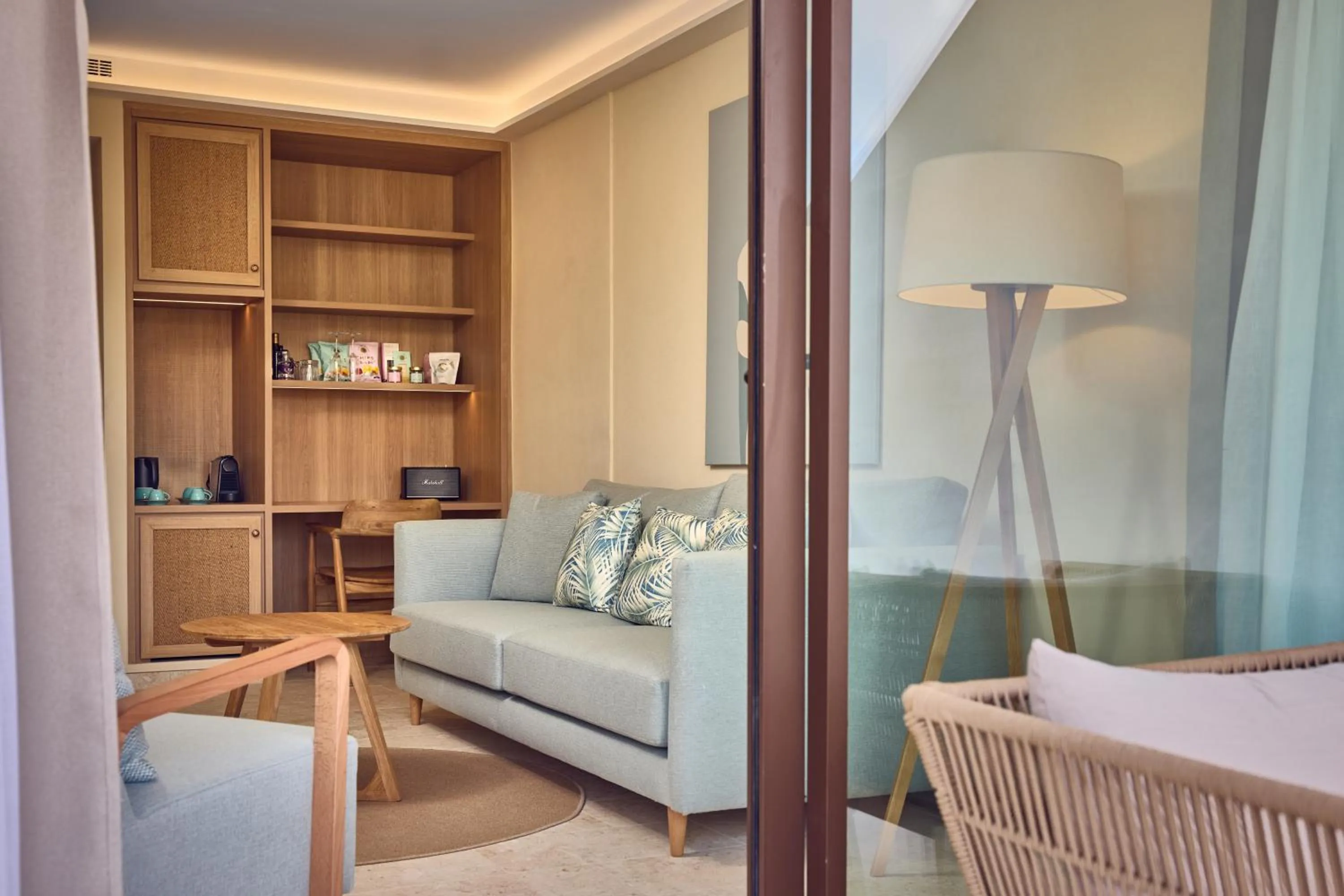 Living room in Cala San Miguel Hotel Ibiza, Curio Collection by Hilton, Adults only