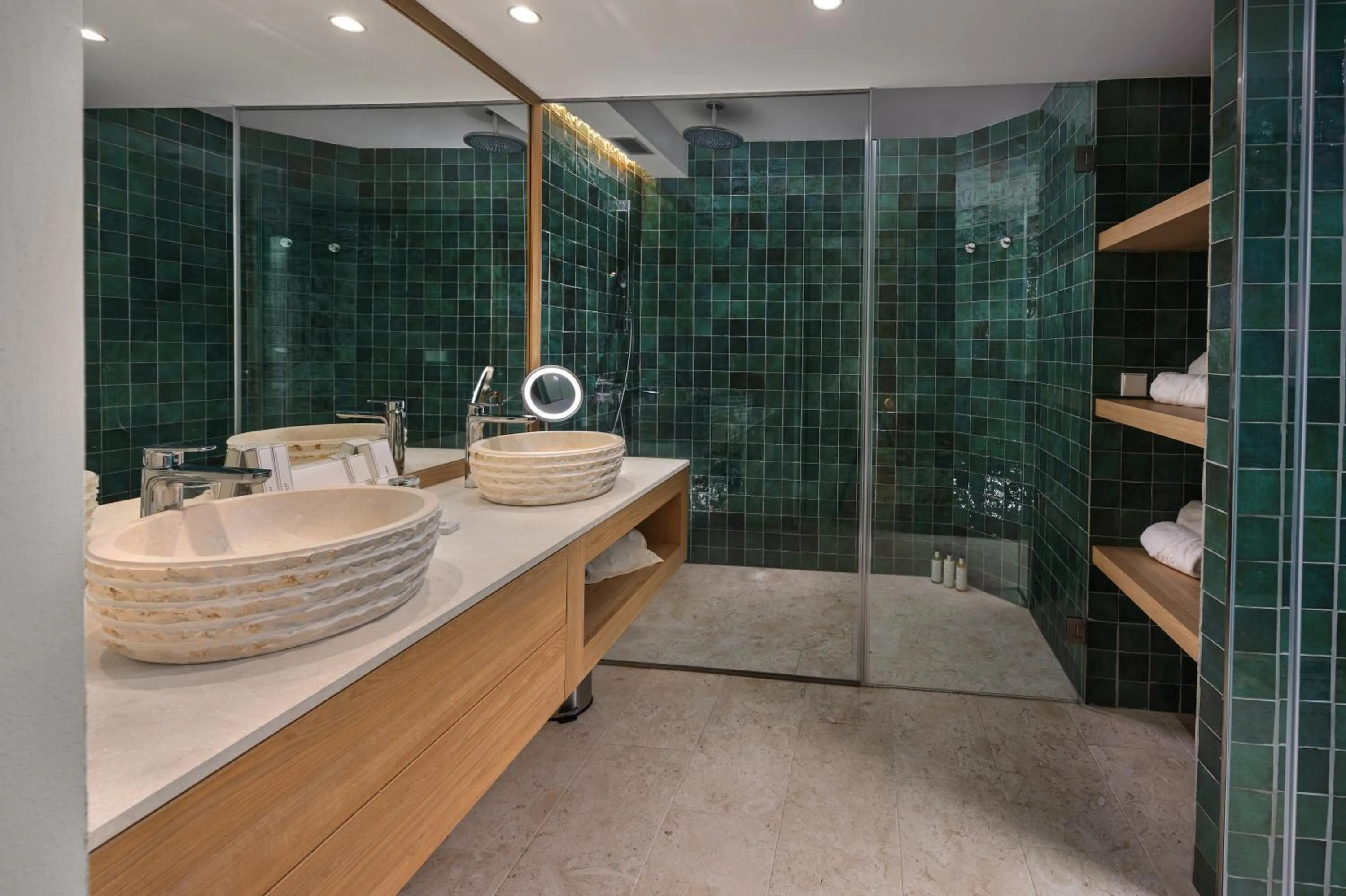 Shower in Cala San Miguel Hotel Ibiza, Curio Collection by Hilton, Adults only