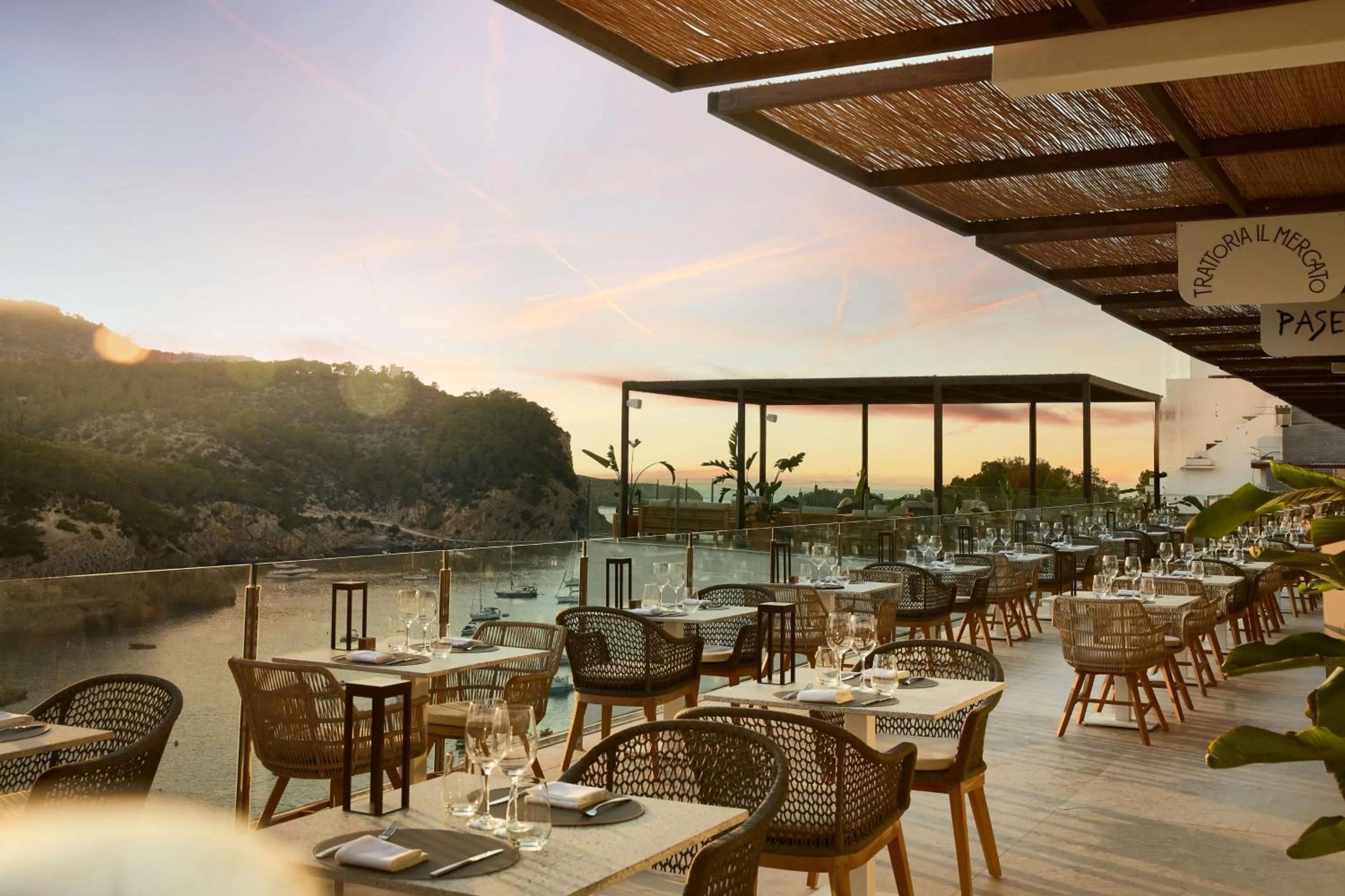 Restaurant/places to eat in Cala San Miguel Hotel Ibiza, Curio Collection by Hilton, Adults only