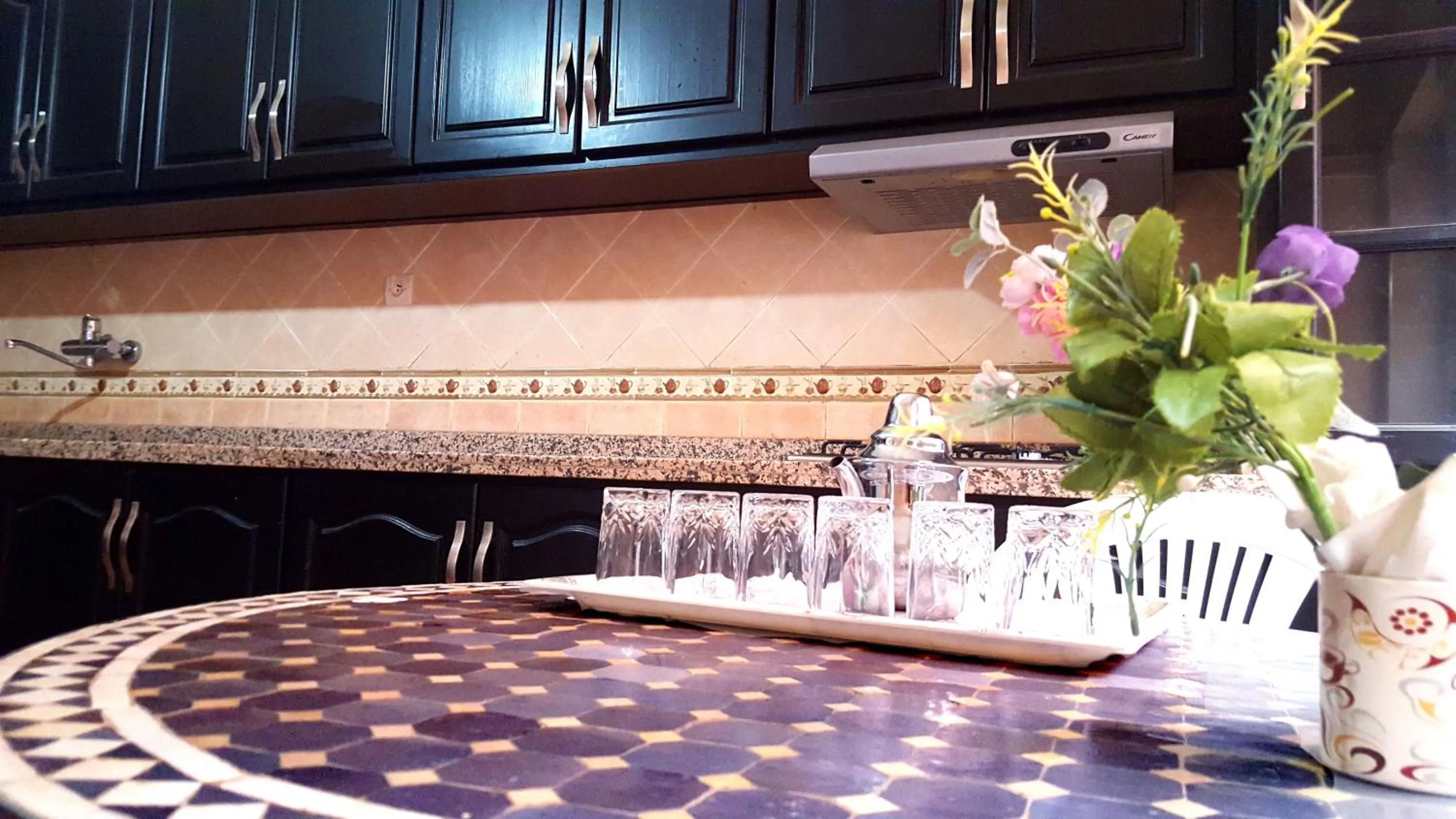 Kitchen or kitchenette in Villa Annakhil