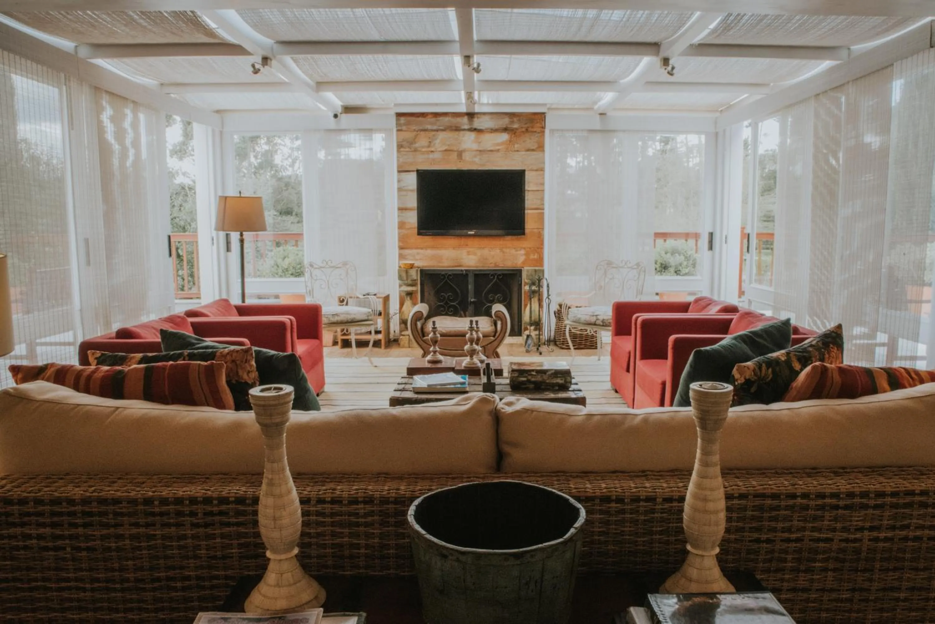 Living room in Roots Resort