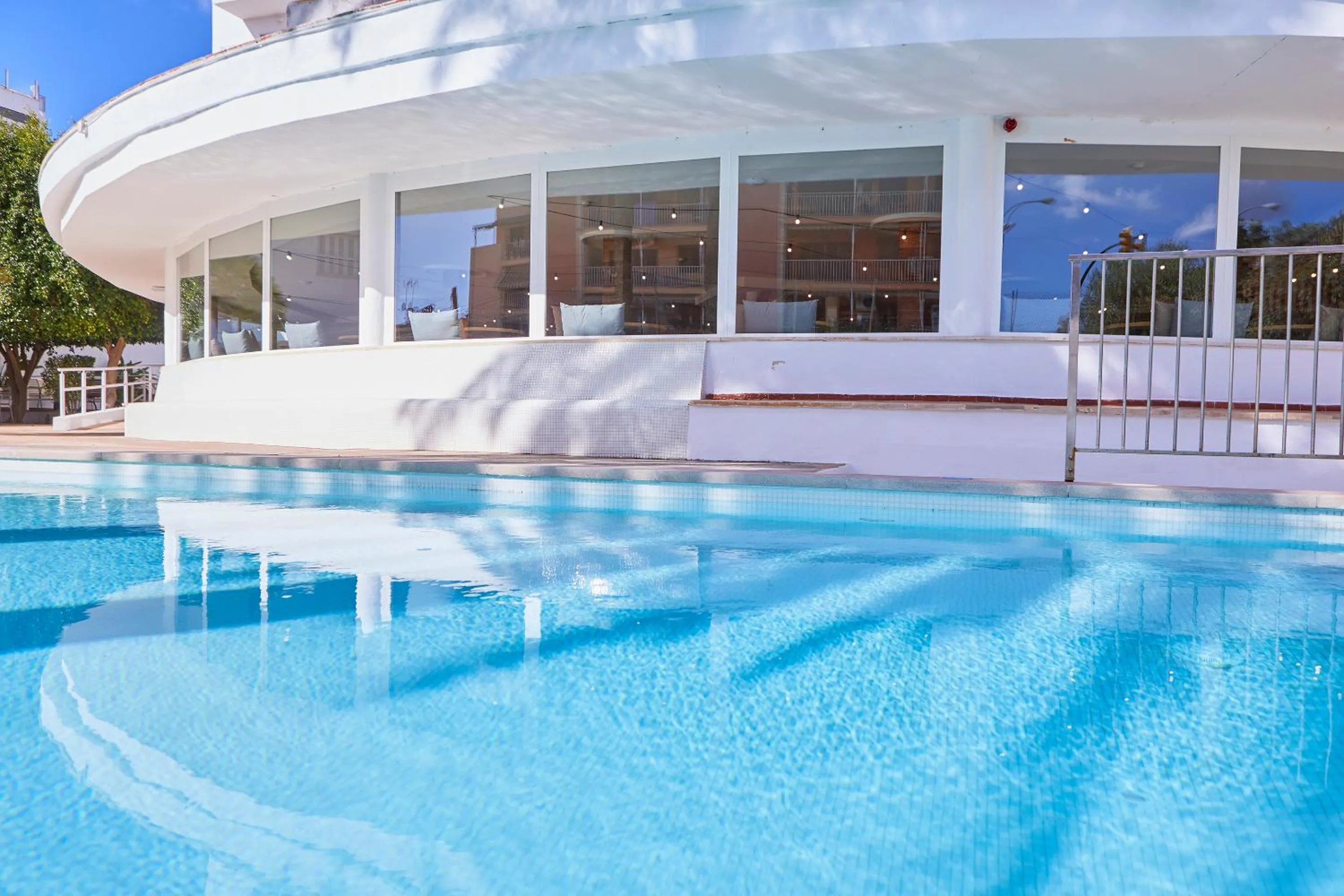 Swimming pool in tent Playa de Palma