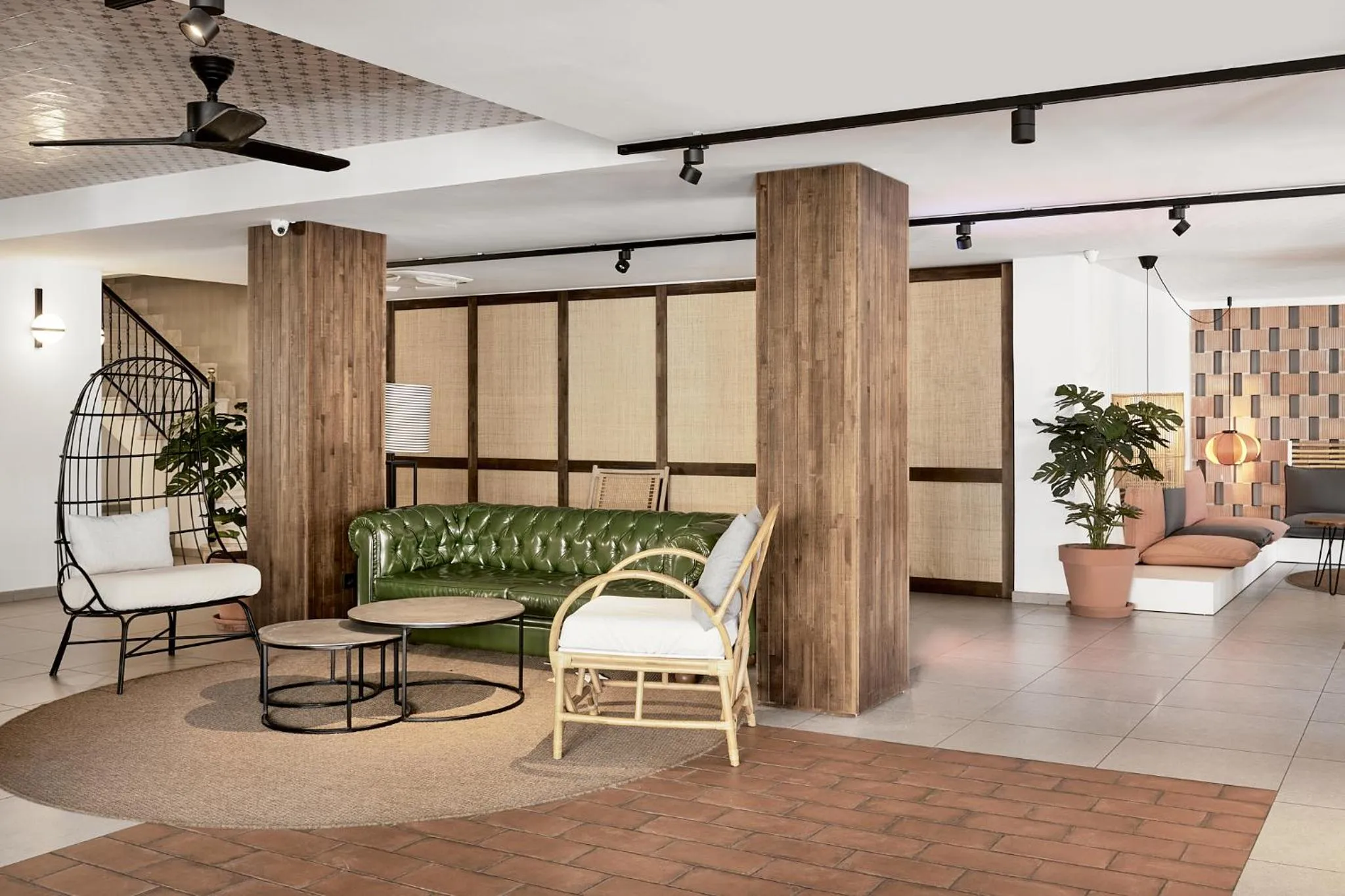 Living room in tent Capi Playa