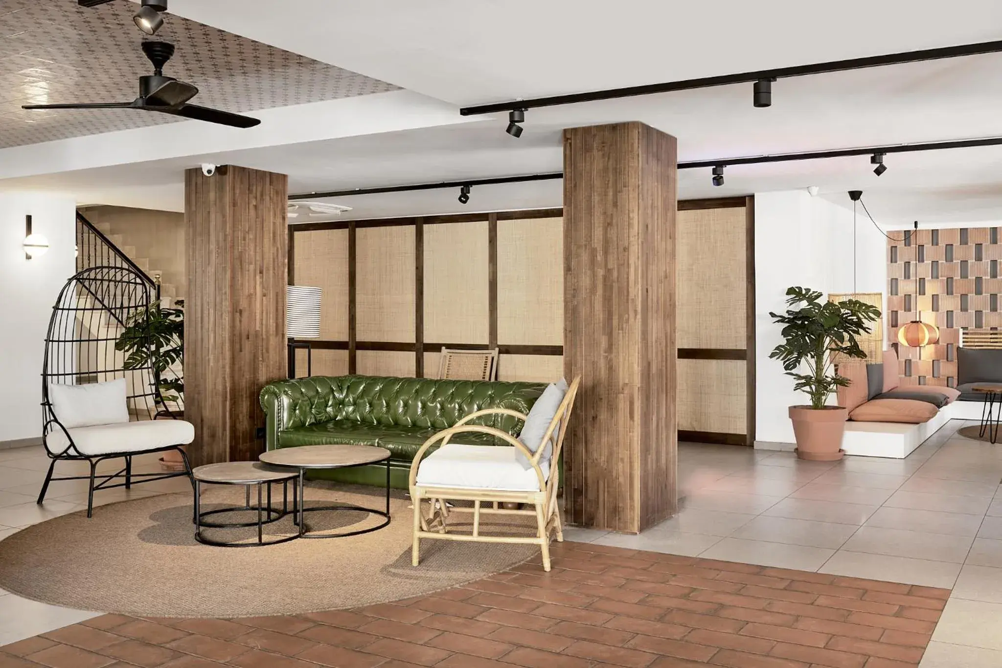 Living room in tent Capi Playa Living room in tent Capi Playa