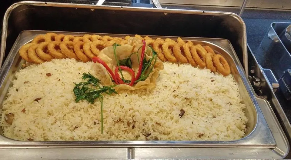 Food in Marpessa Blue Beach Resort & SPA Hotel