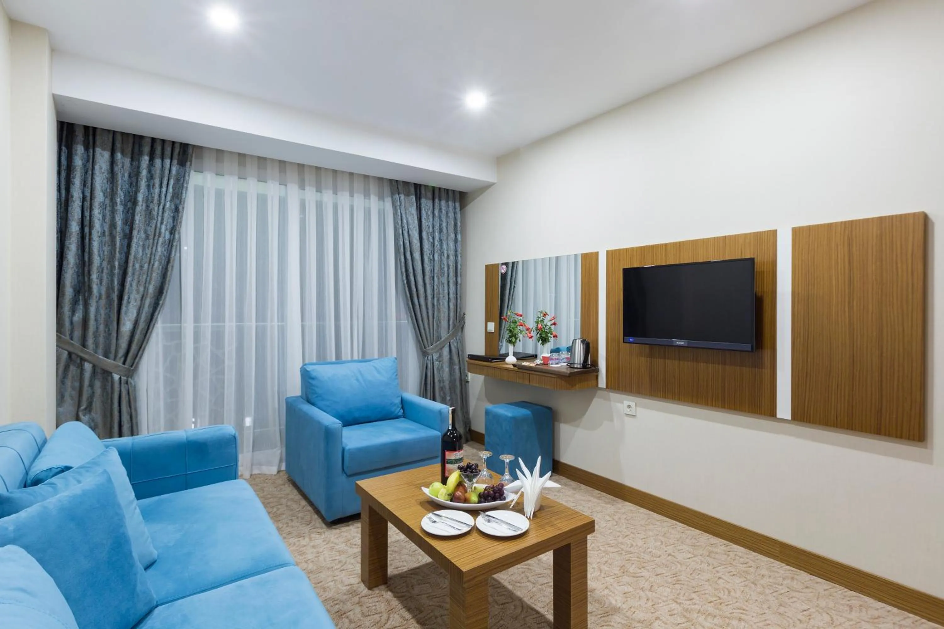 Living room in Marpessa Blue Beach Resort & SPA Hotel